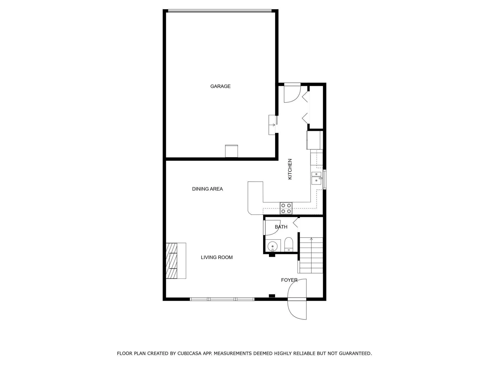 Main level floor plan