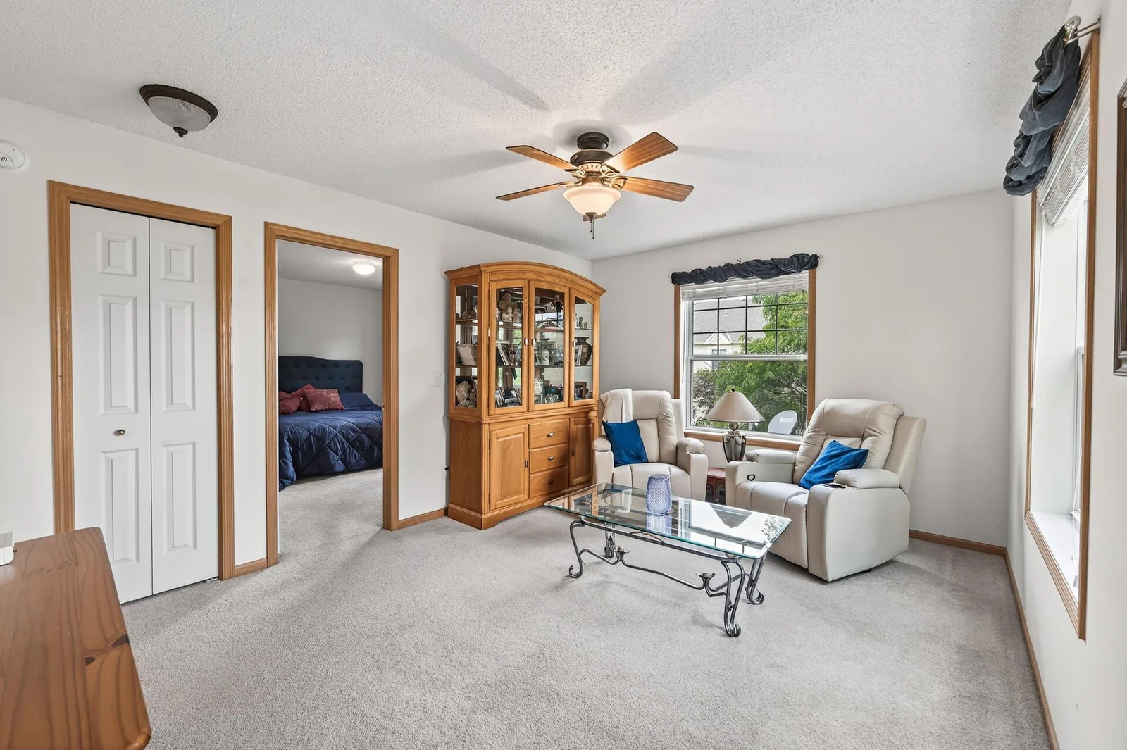 Large loft/family room at top of stairs