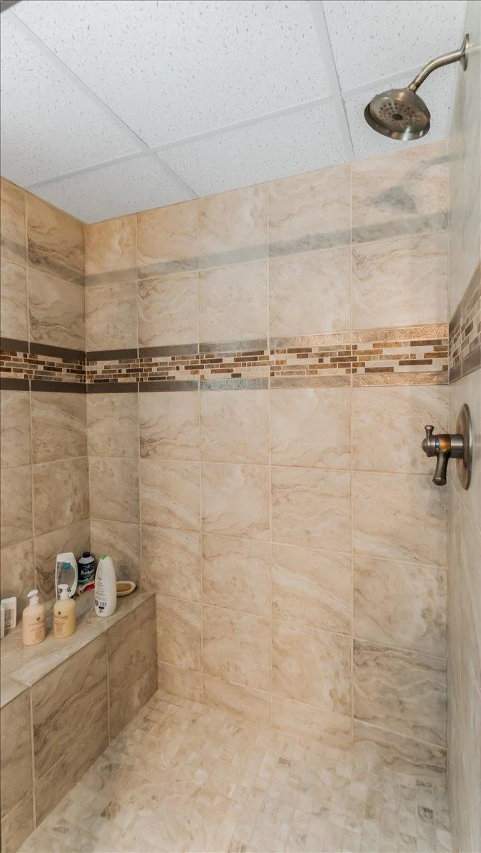 Tile shower