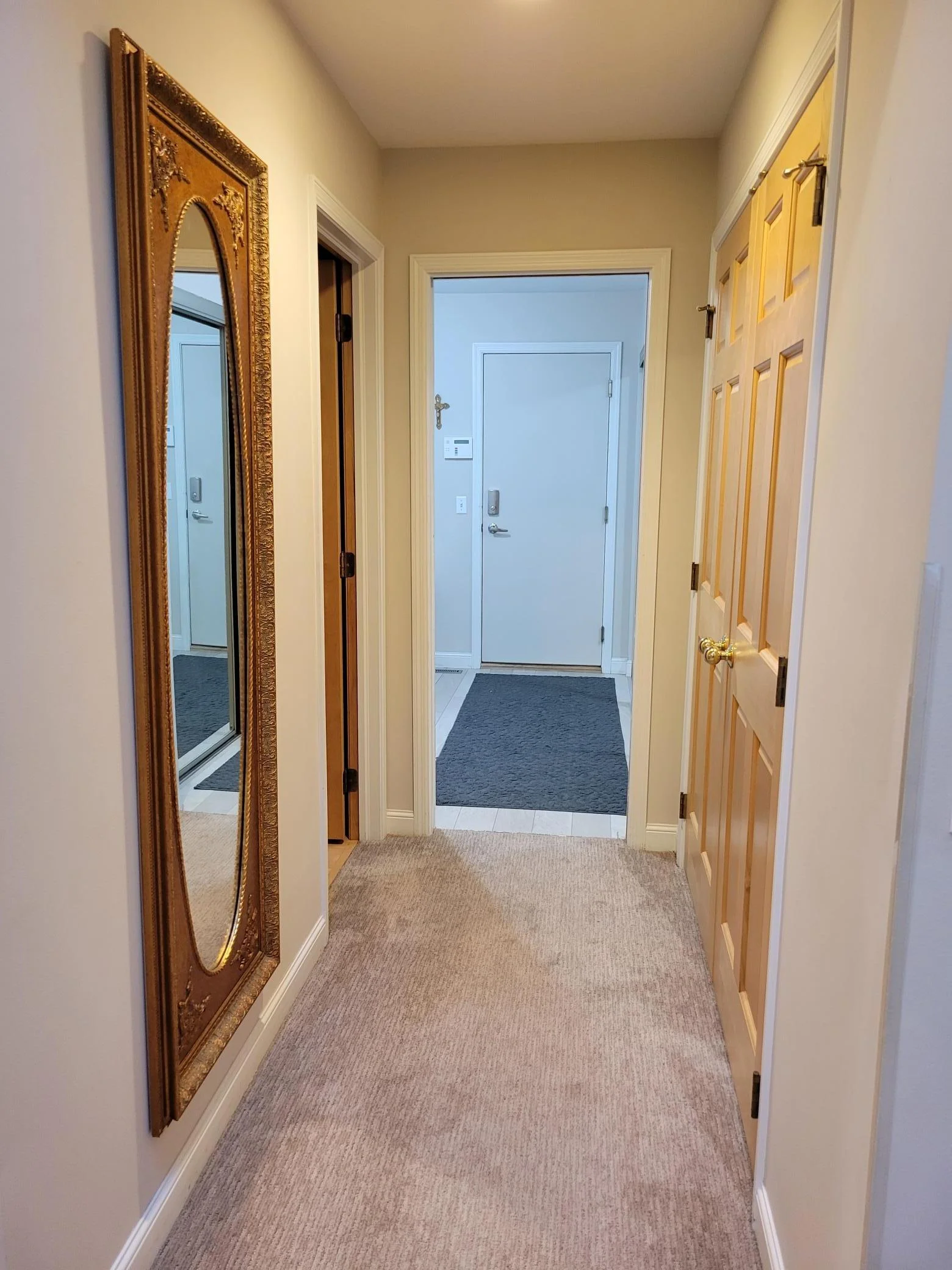 main floor hall to garage