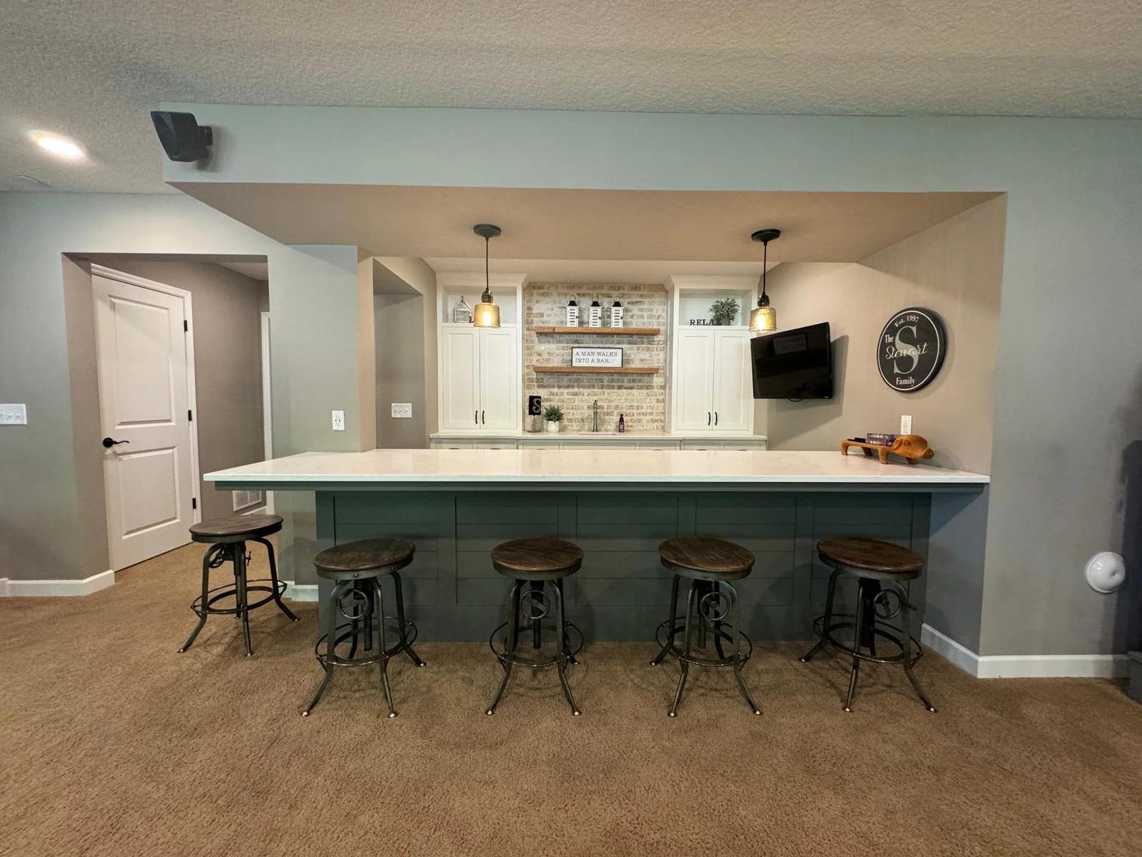Entertaining here is fun with this great gathering space.