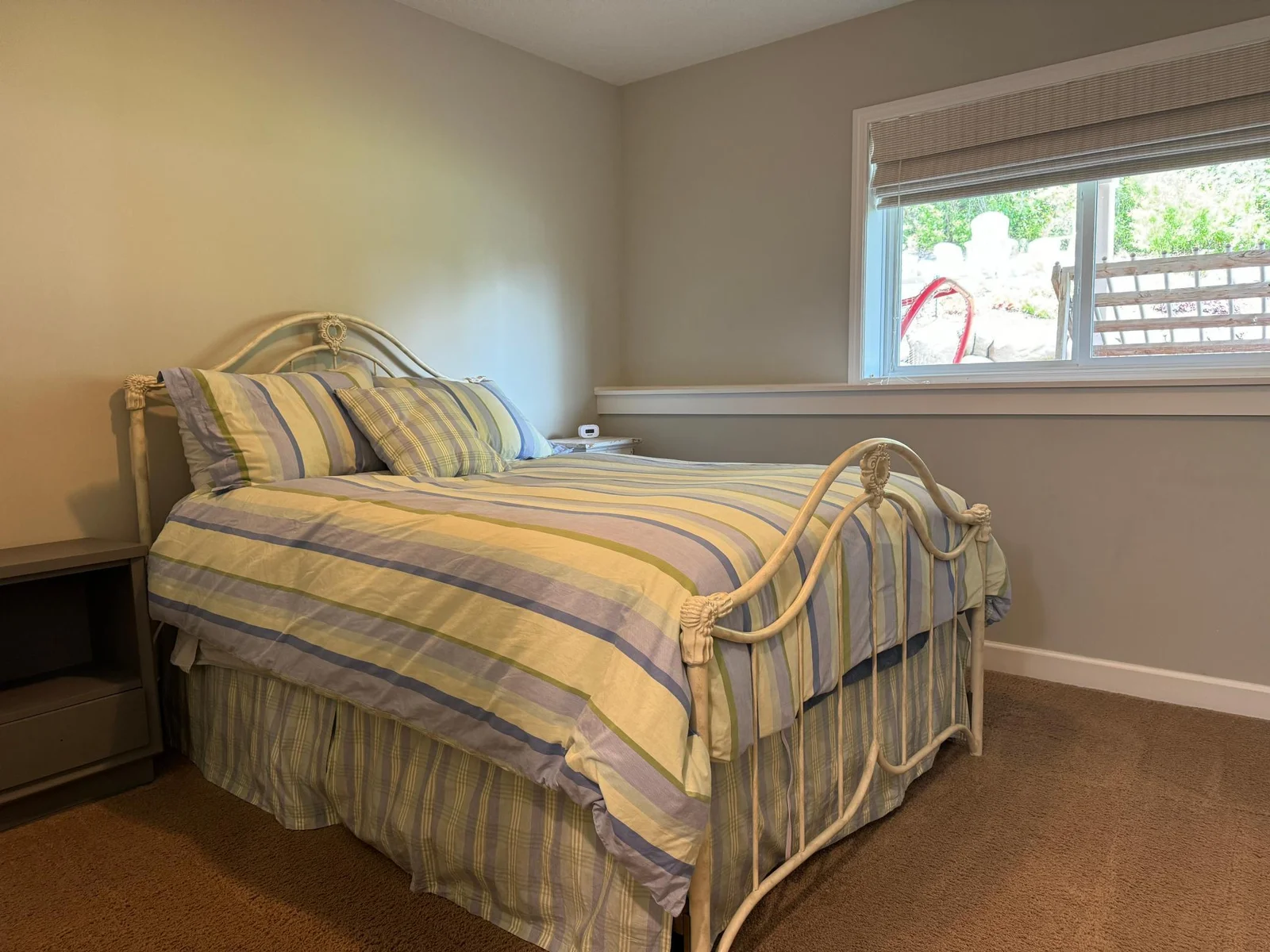 The lower level bedroom is the perfect place for your guests to retreat.