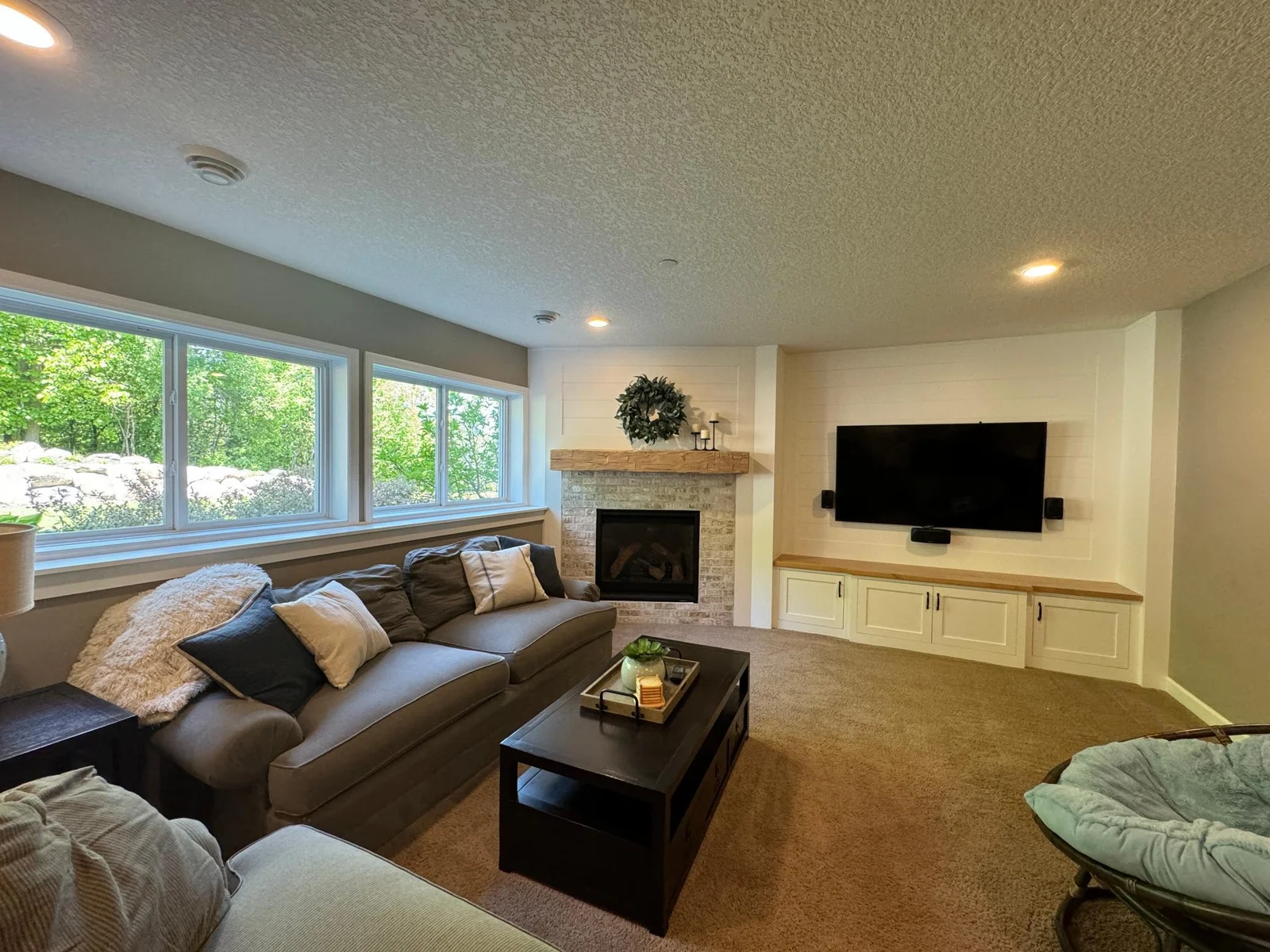 The lower level too has been professionally designed and finished with custom upgrades.
