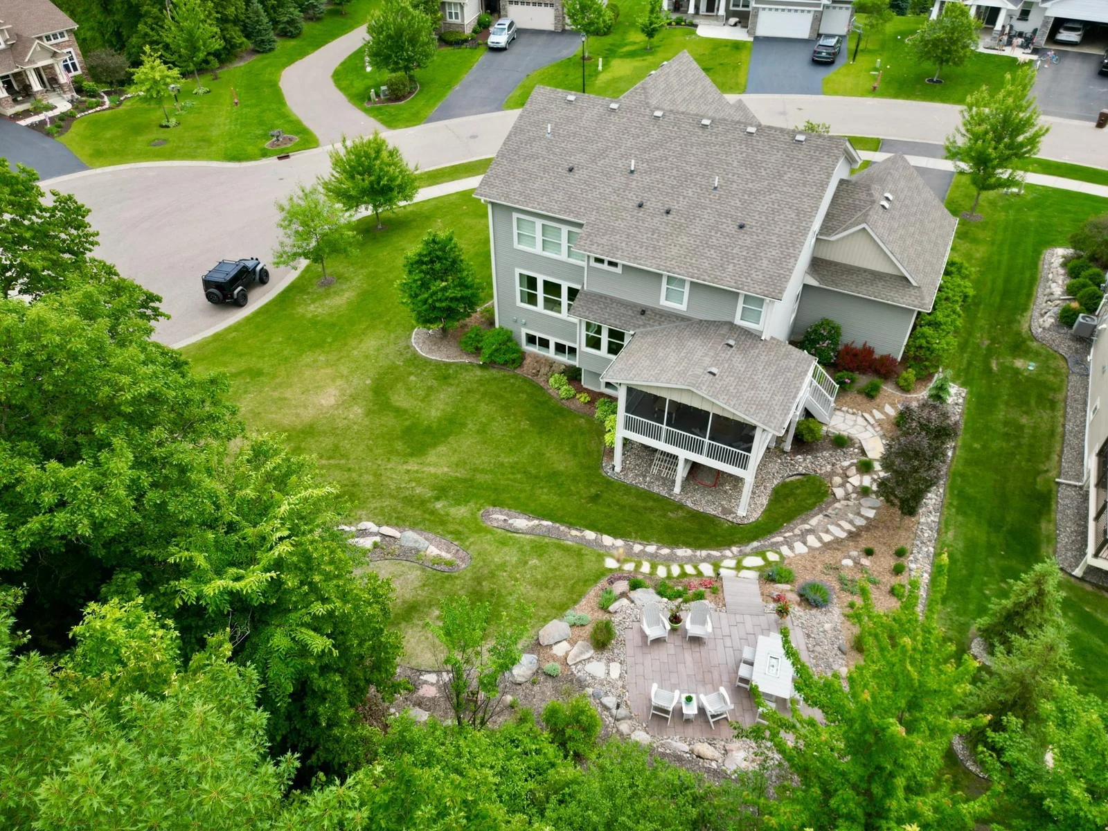 Private backyard!