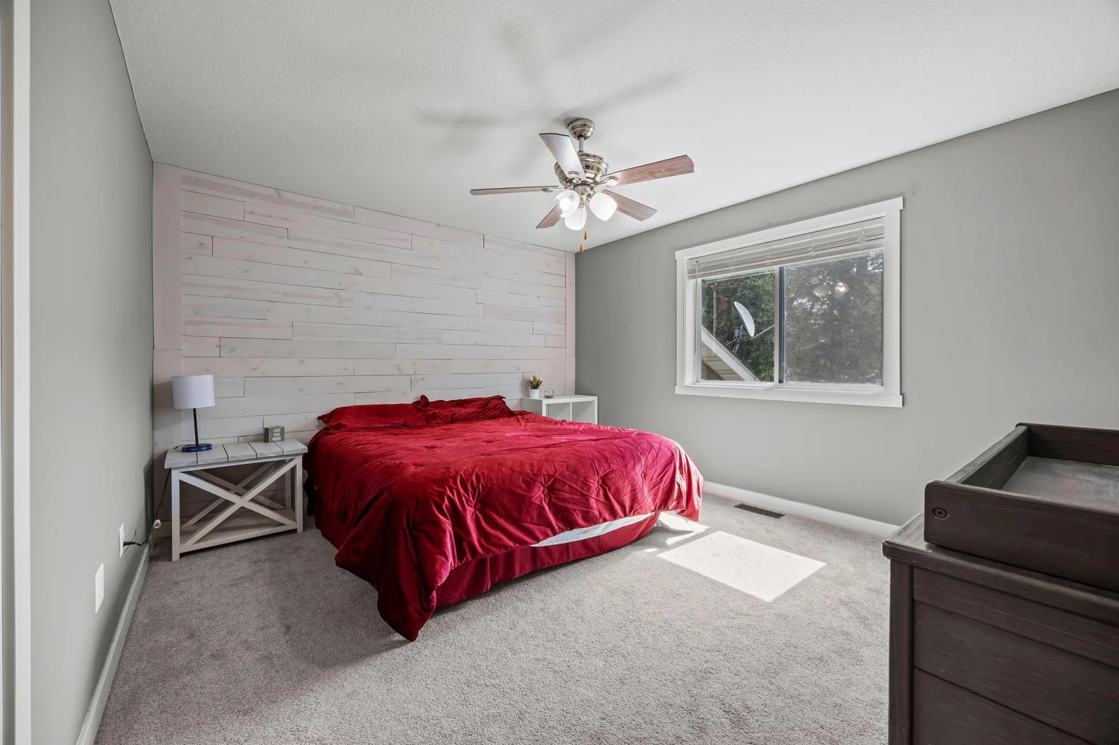 Bedroom #3 on upper level is primary