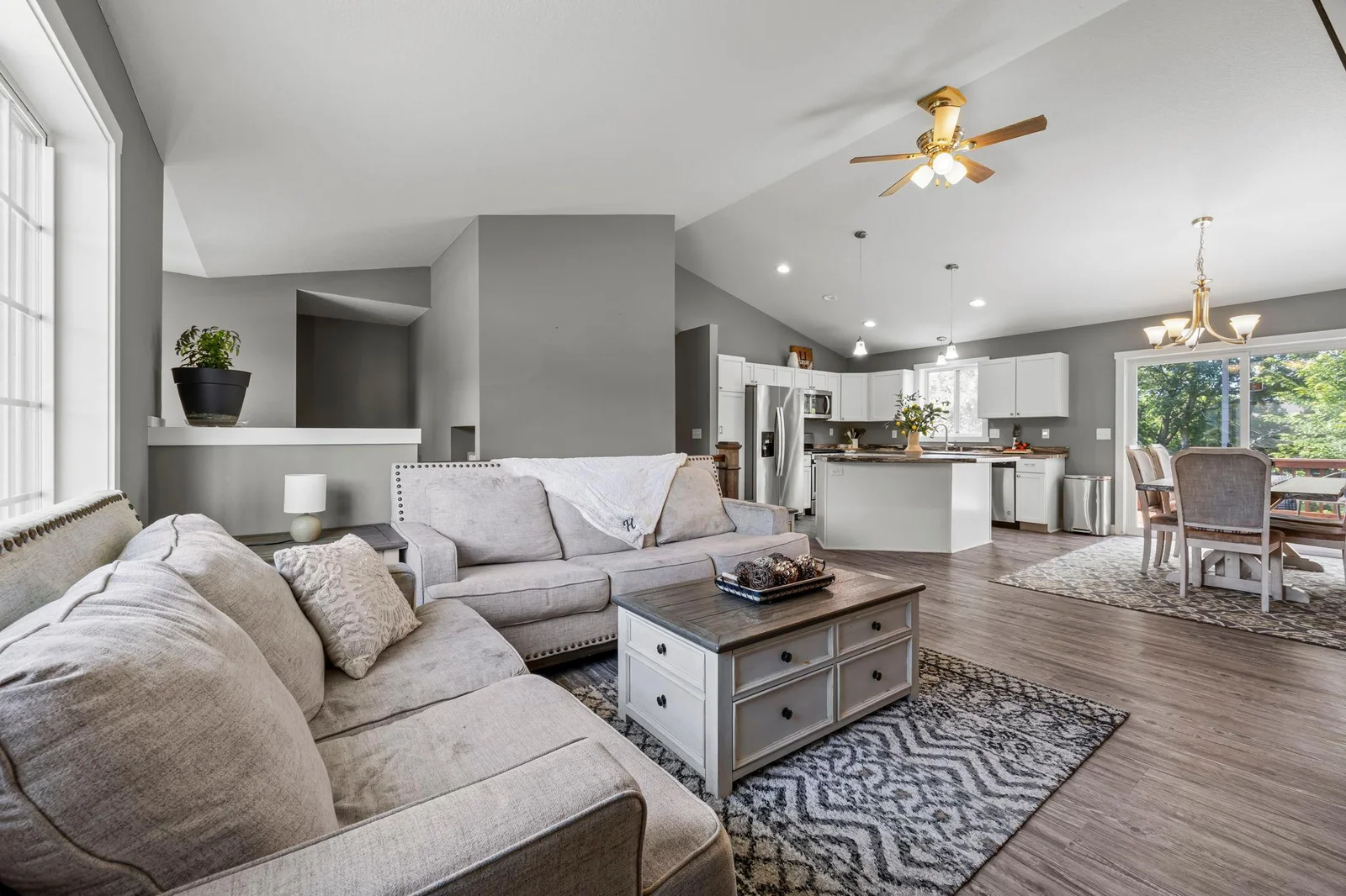 Large space, open floor plan