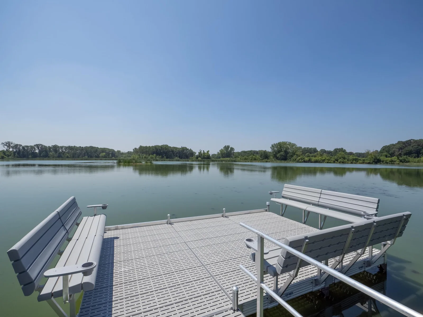 Relax on the dock and watch the wildlife.