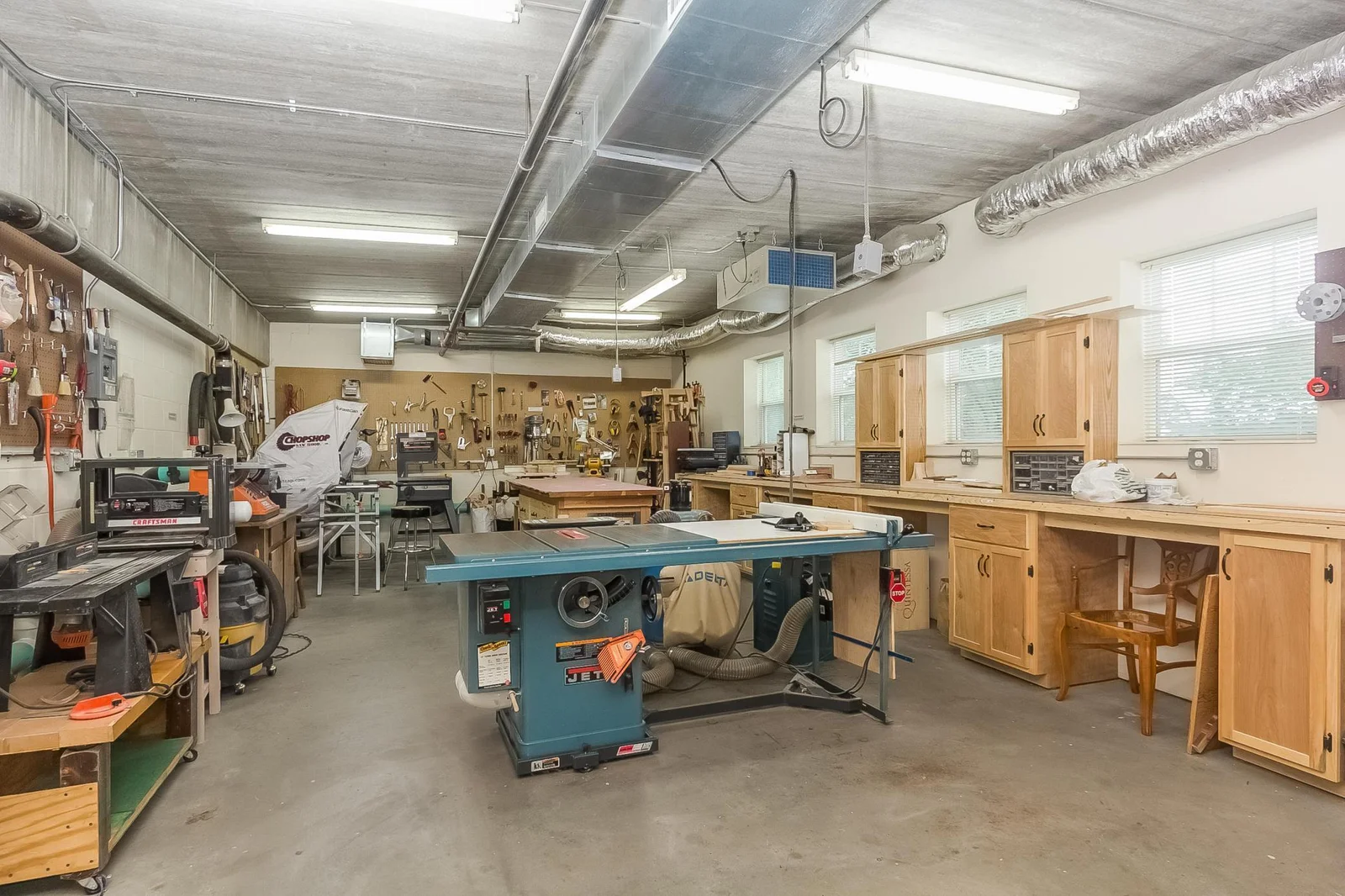Wood shop has all the tools you need for your special project.