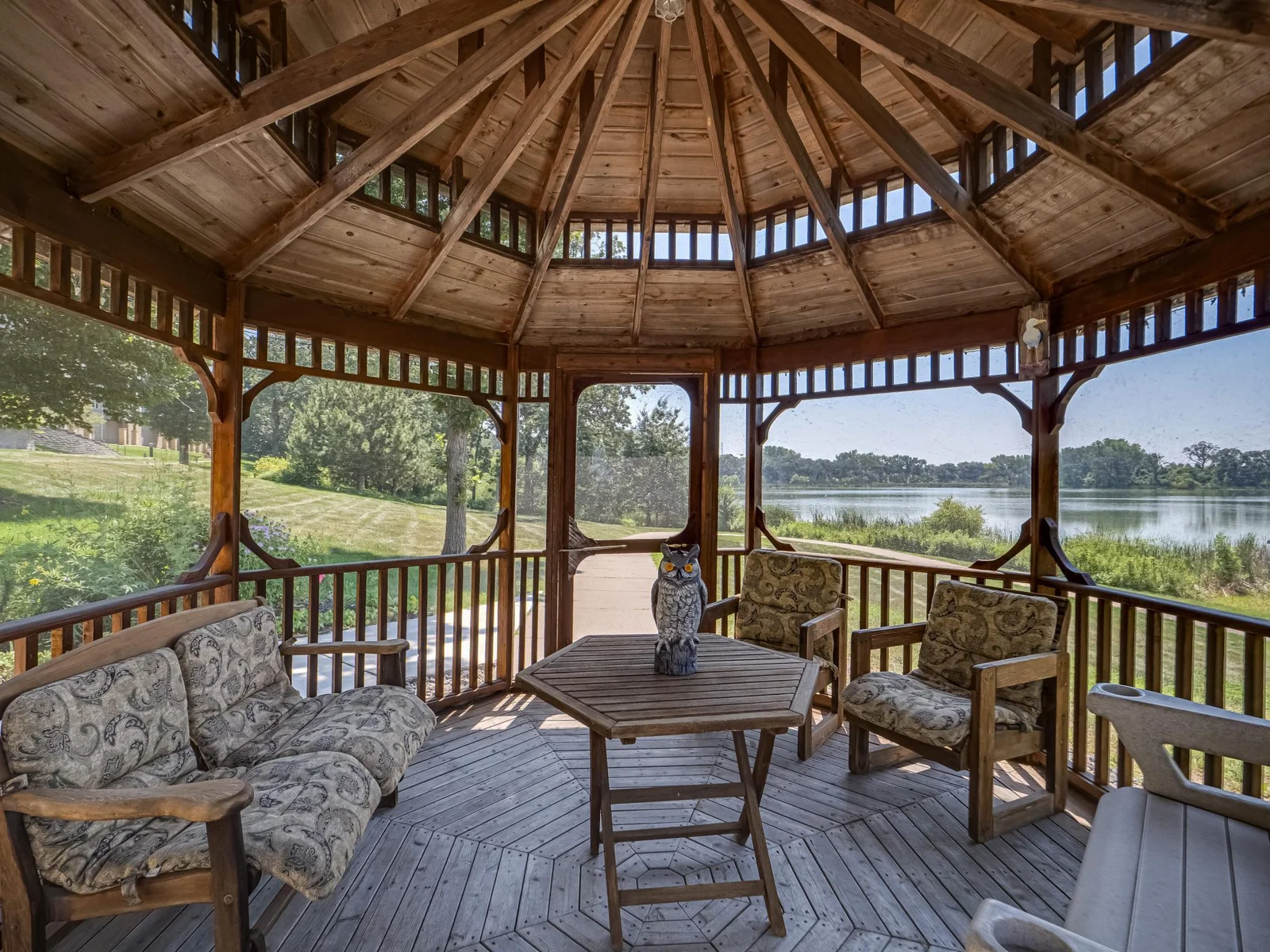 Enjoy the gazebo with your family and friends.