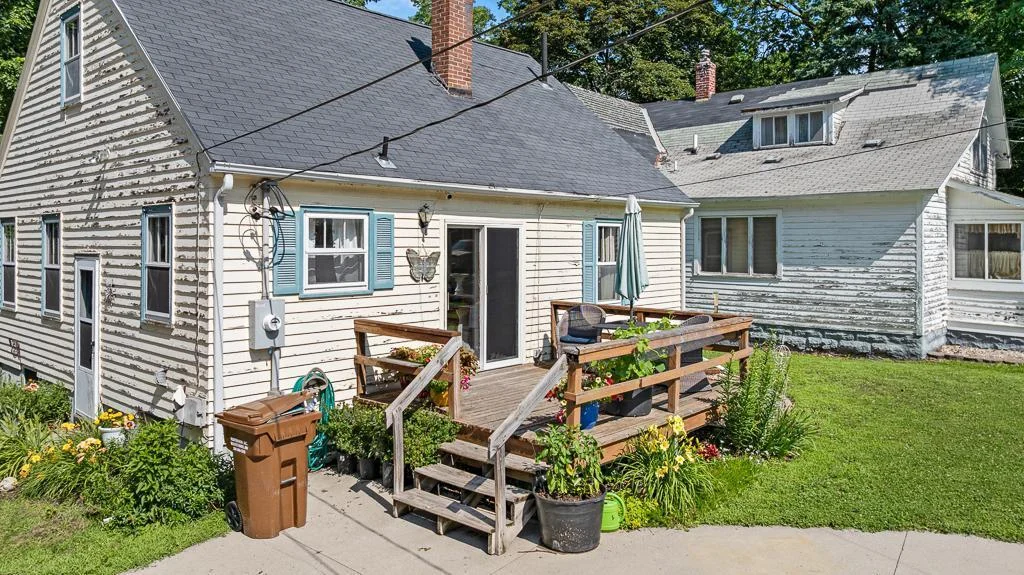 A spacious back deck will be one of your favorite spaces to relax and unwind while taking in views of the backyard