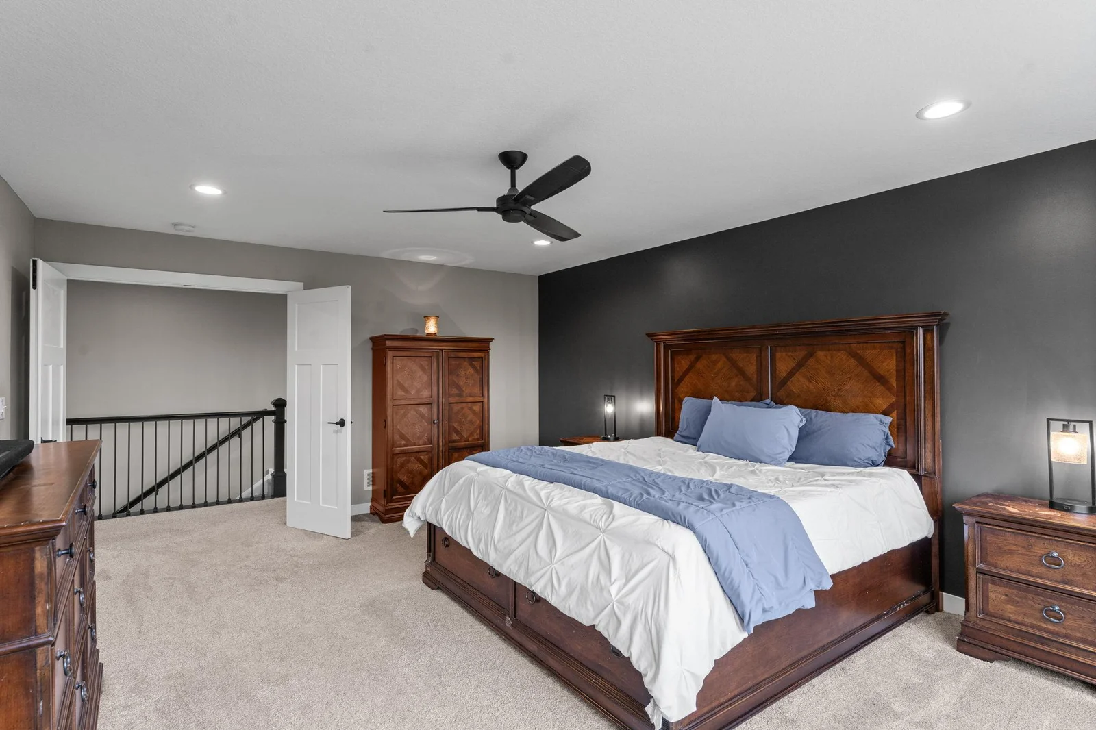 Another view of the primary suite.