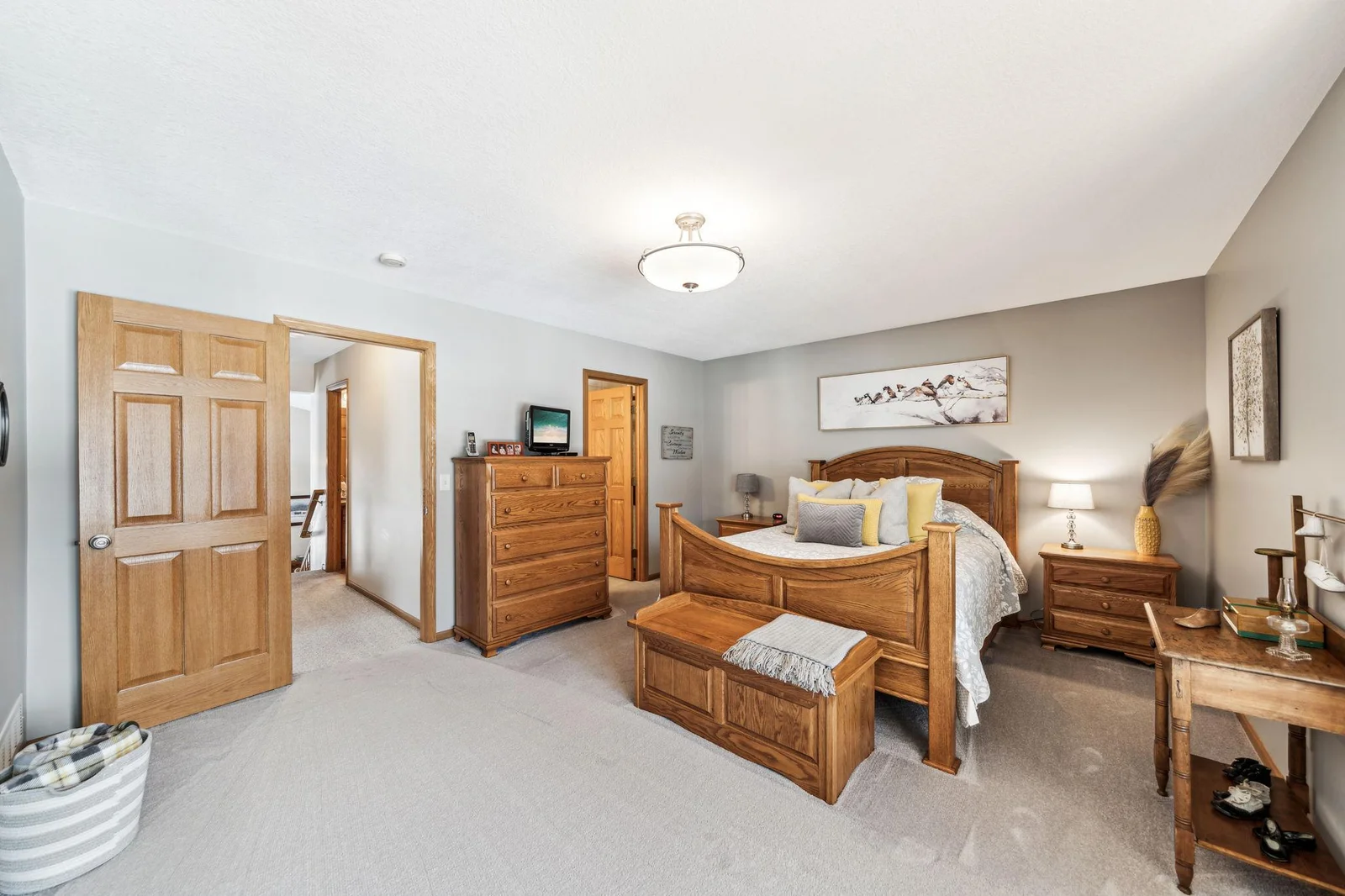 Generous sized primary bedroom.