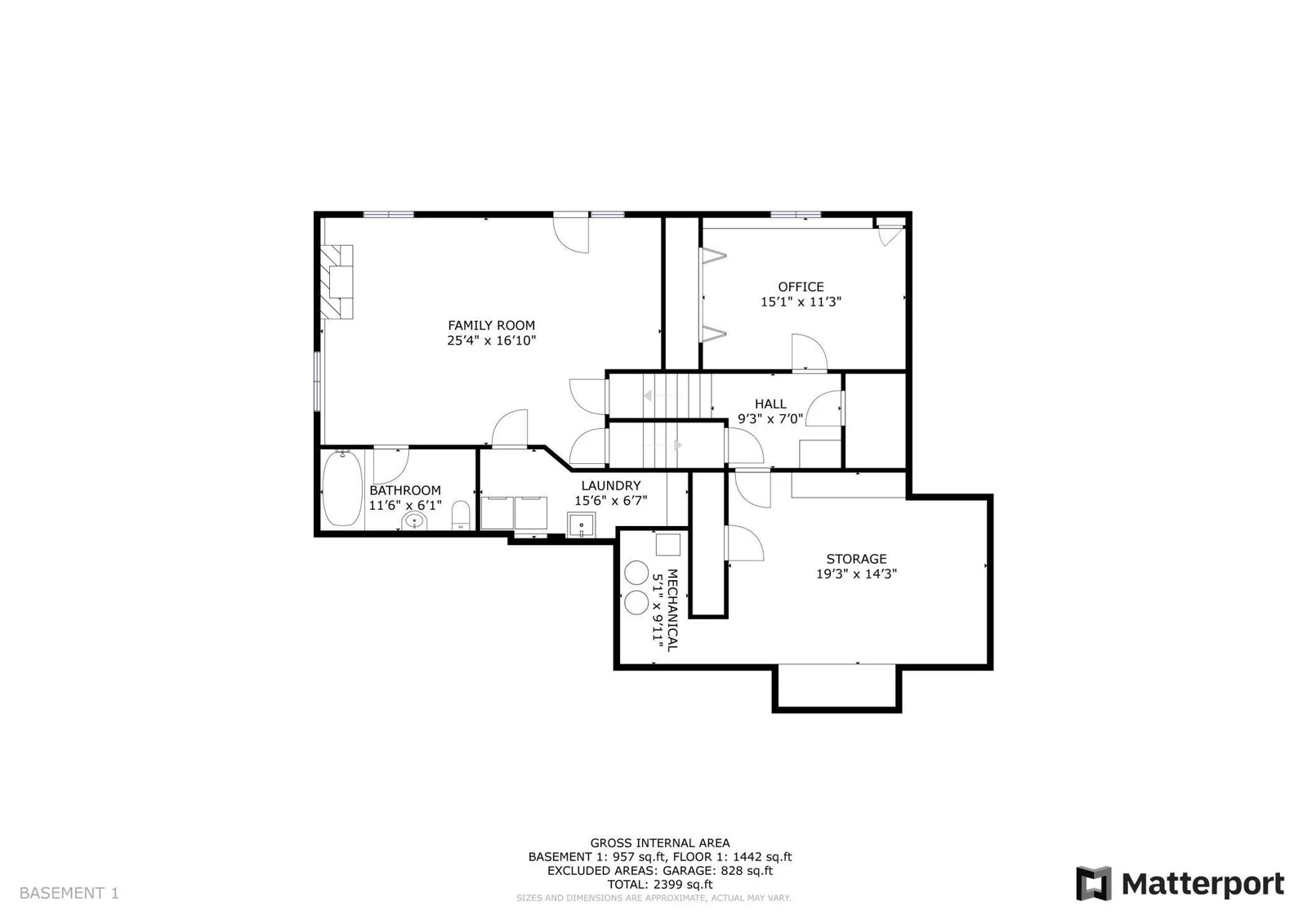 Lower Level Floor Plan
