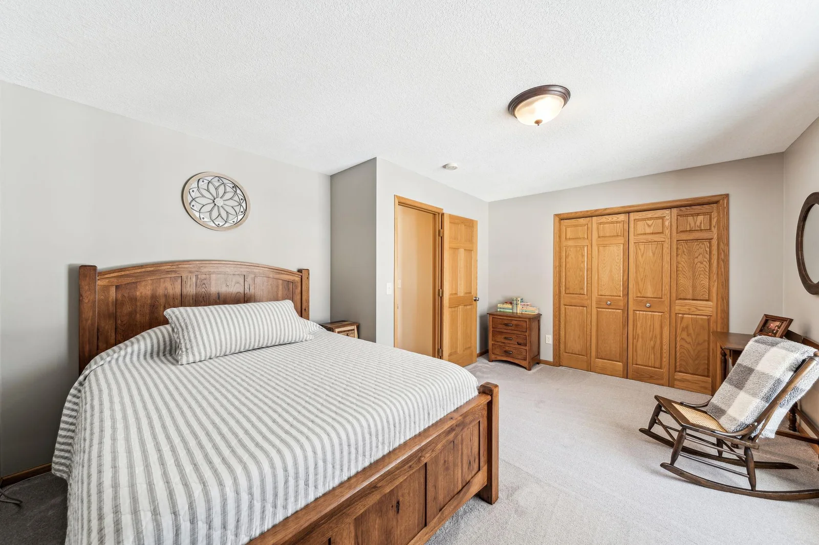 Secondary bedroom on the upper level.