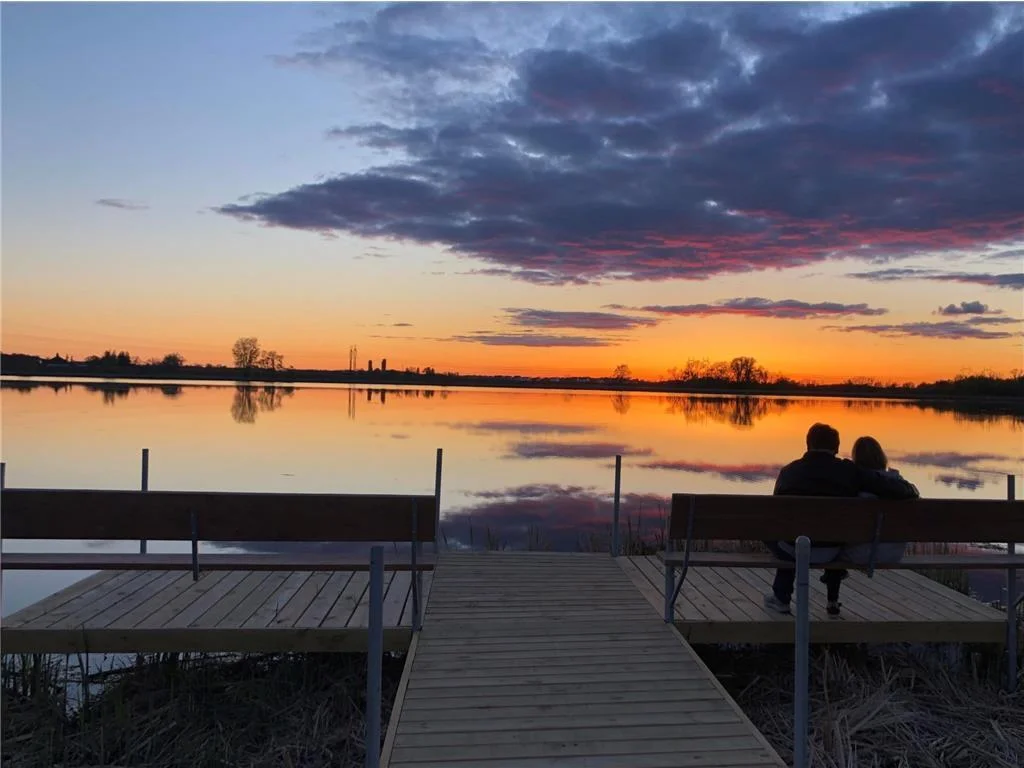 Shared dock with amazing views!