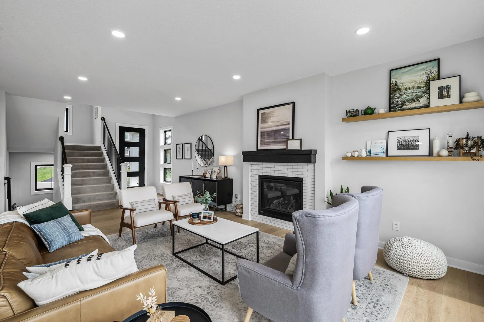 Step in the front door, and you will immediately feel the open concept!