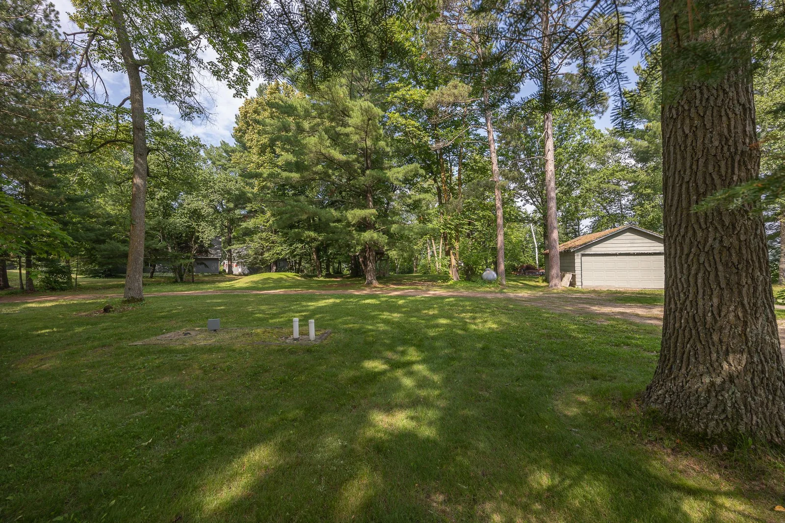 Large yard for yard games