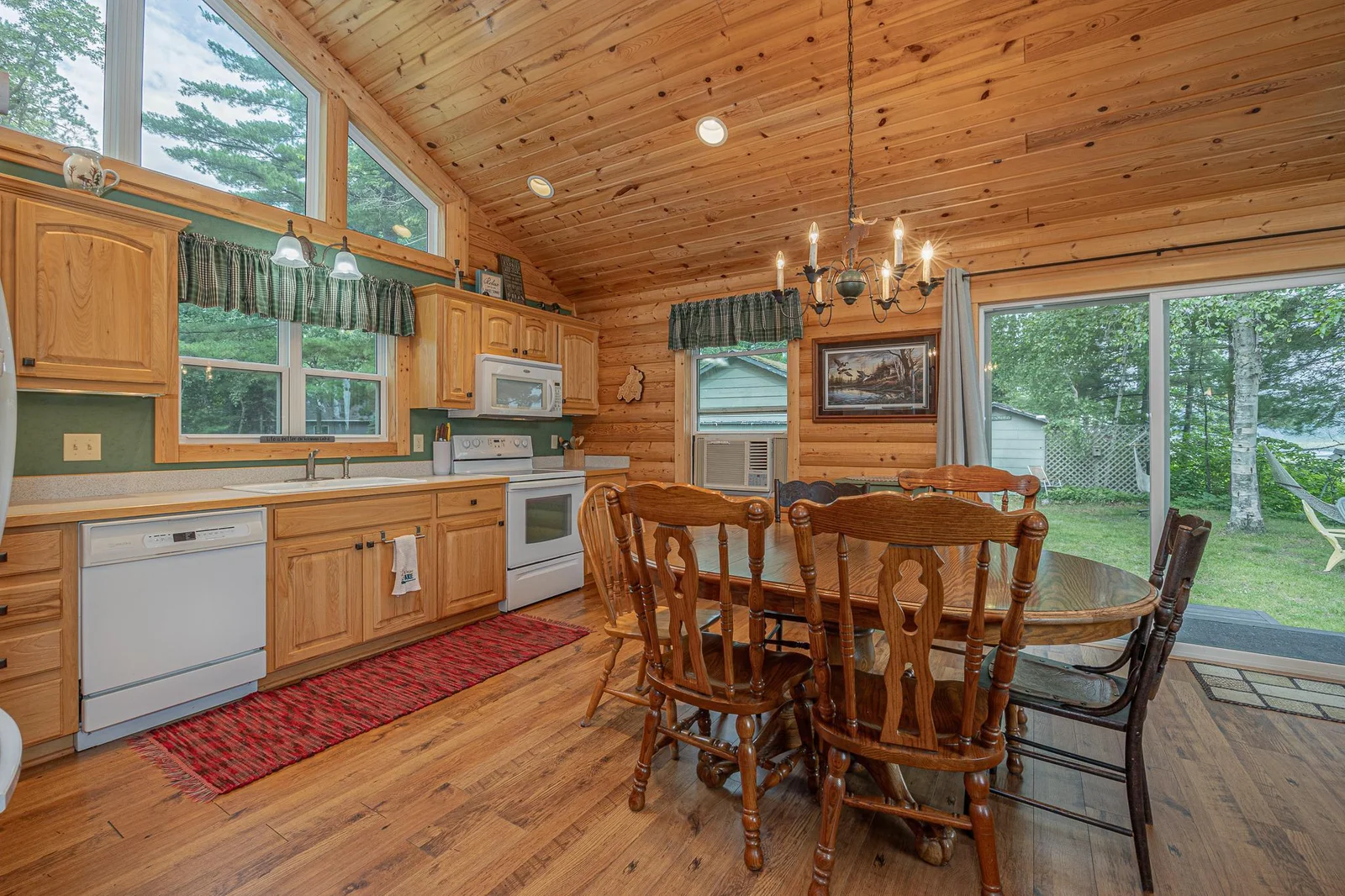 Large dining area for family and friends