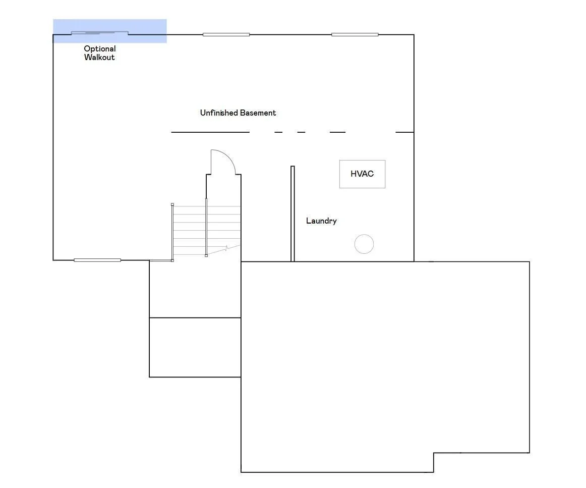 Basement level floorplan