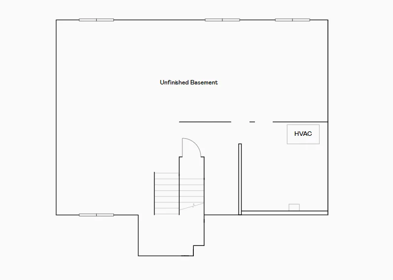 Lower level floorplan.