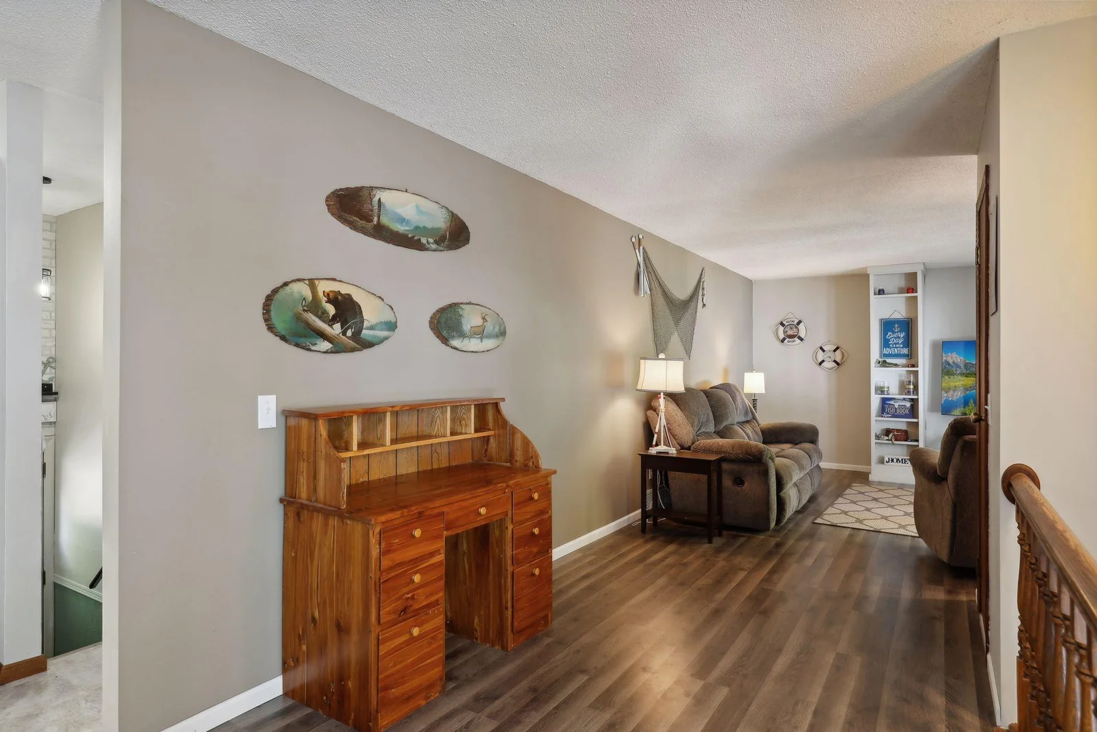 Upper level living space