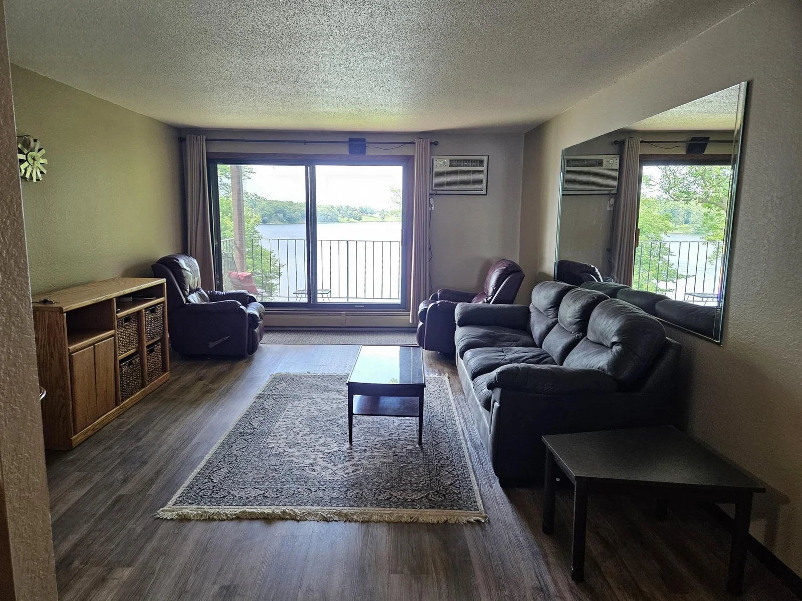 Open Living room with lots of natural light