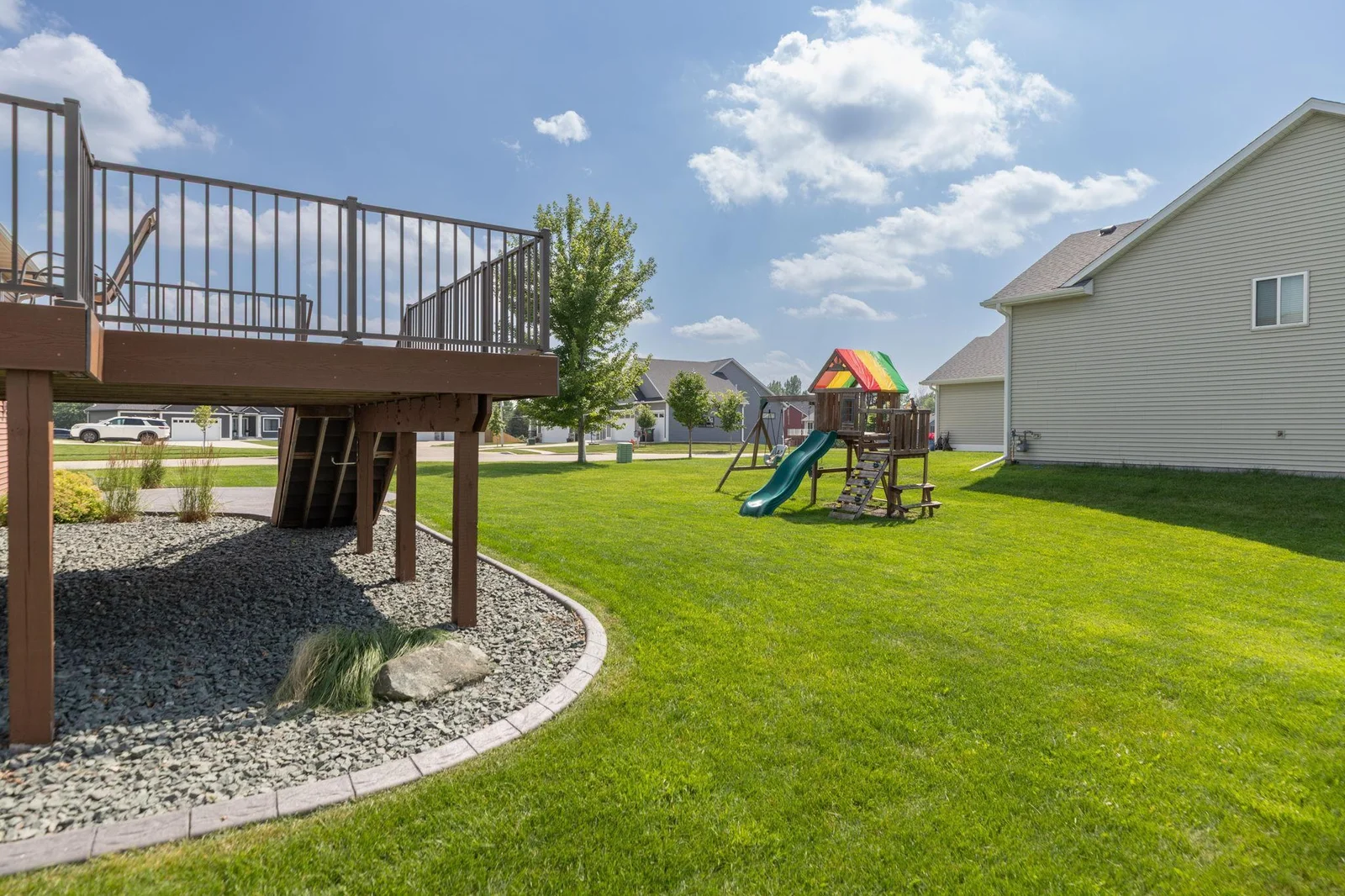 Deck and Yard