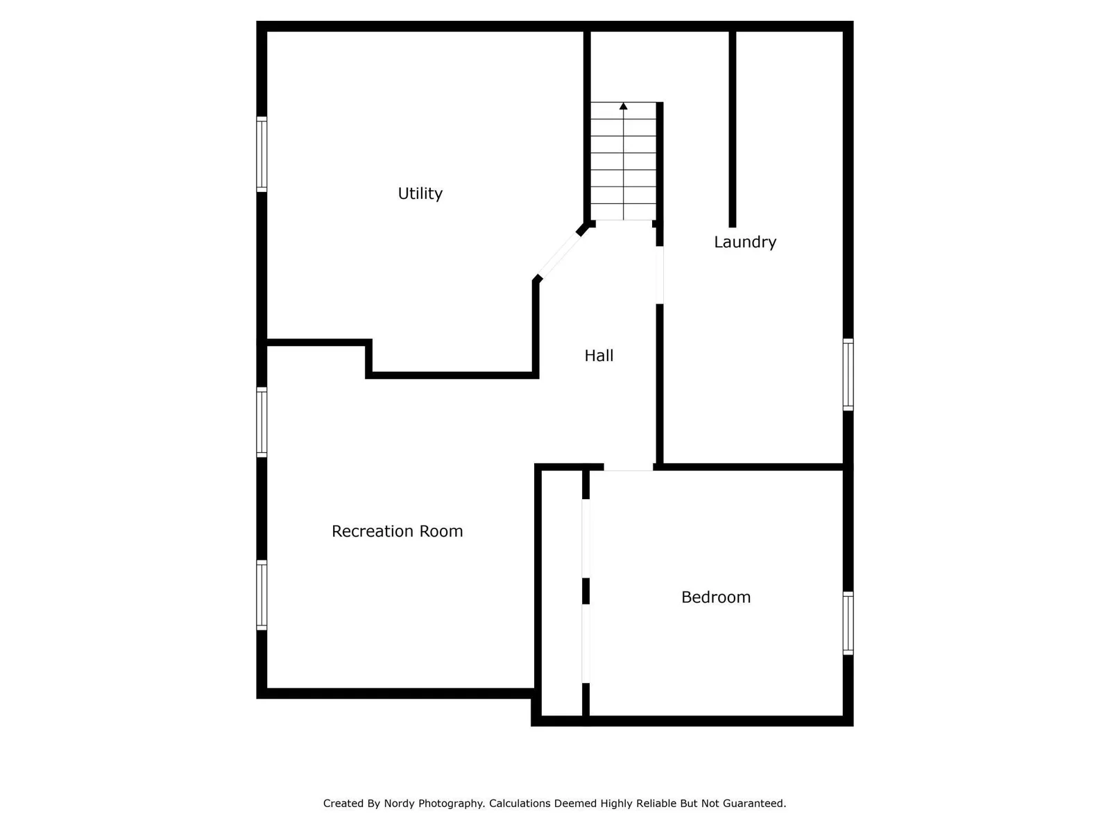 Lower level floor plan