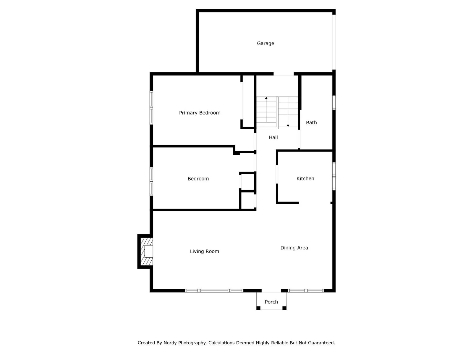Main level floor plan