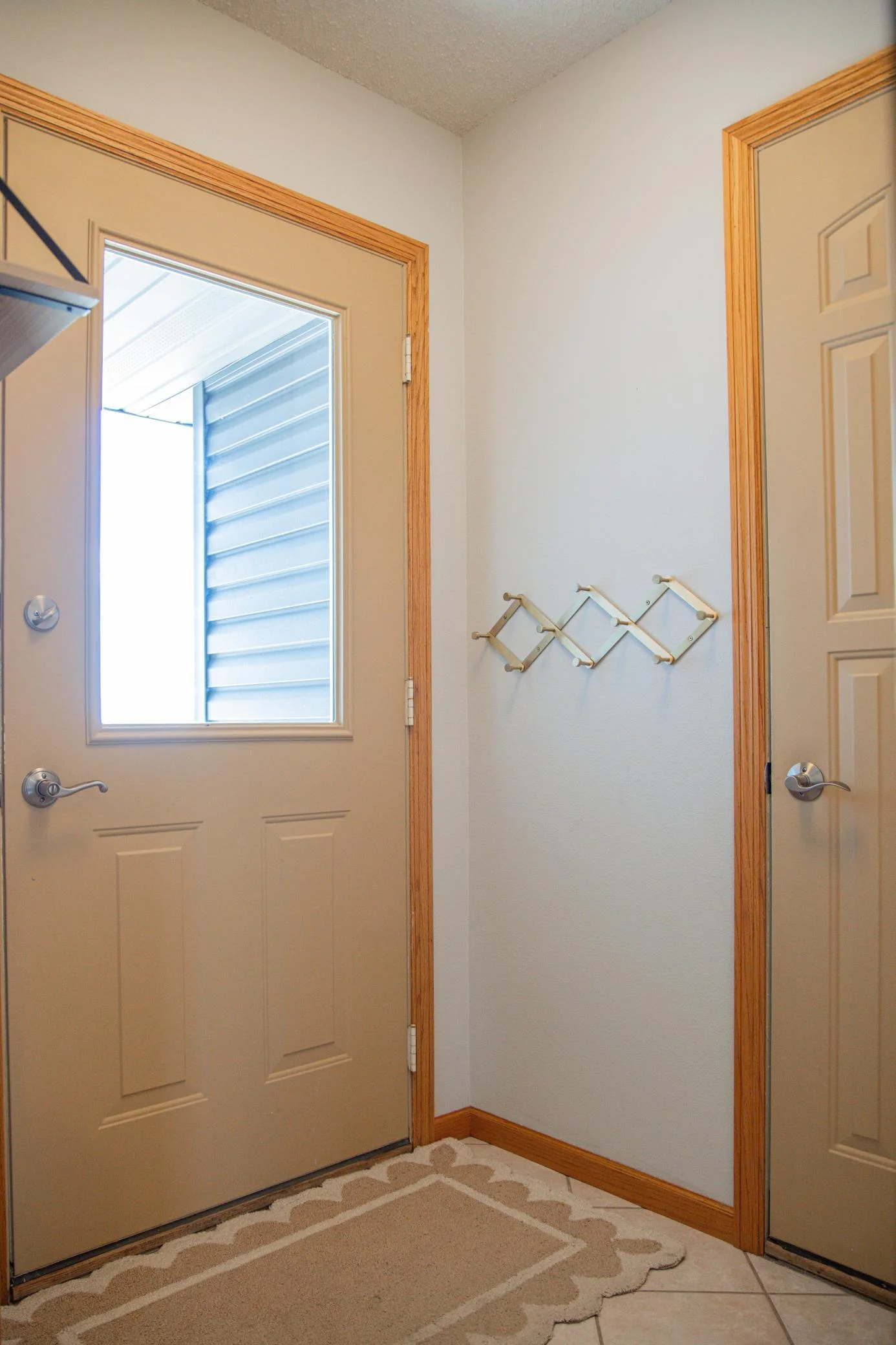 Back entry from the ramp/deck