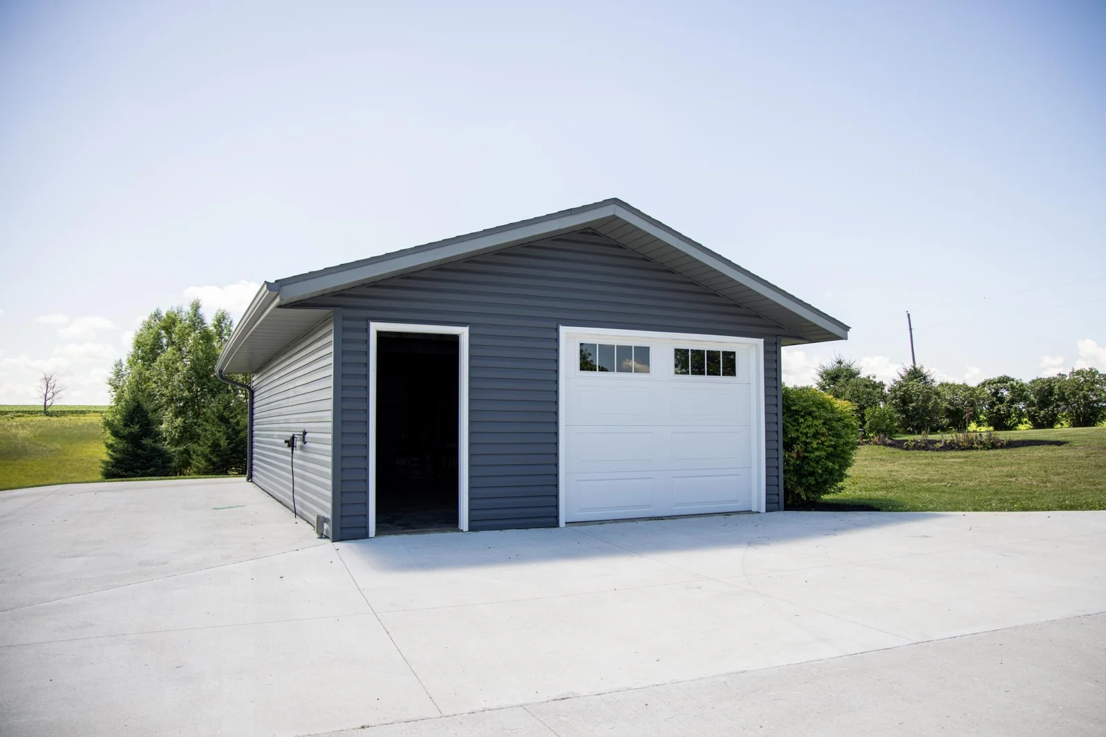 Drive through garage