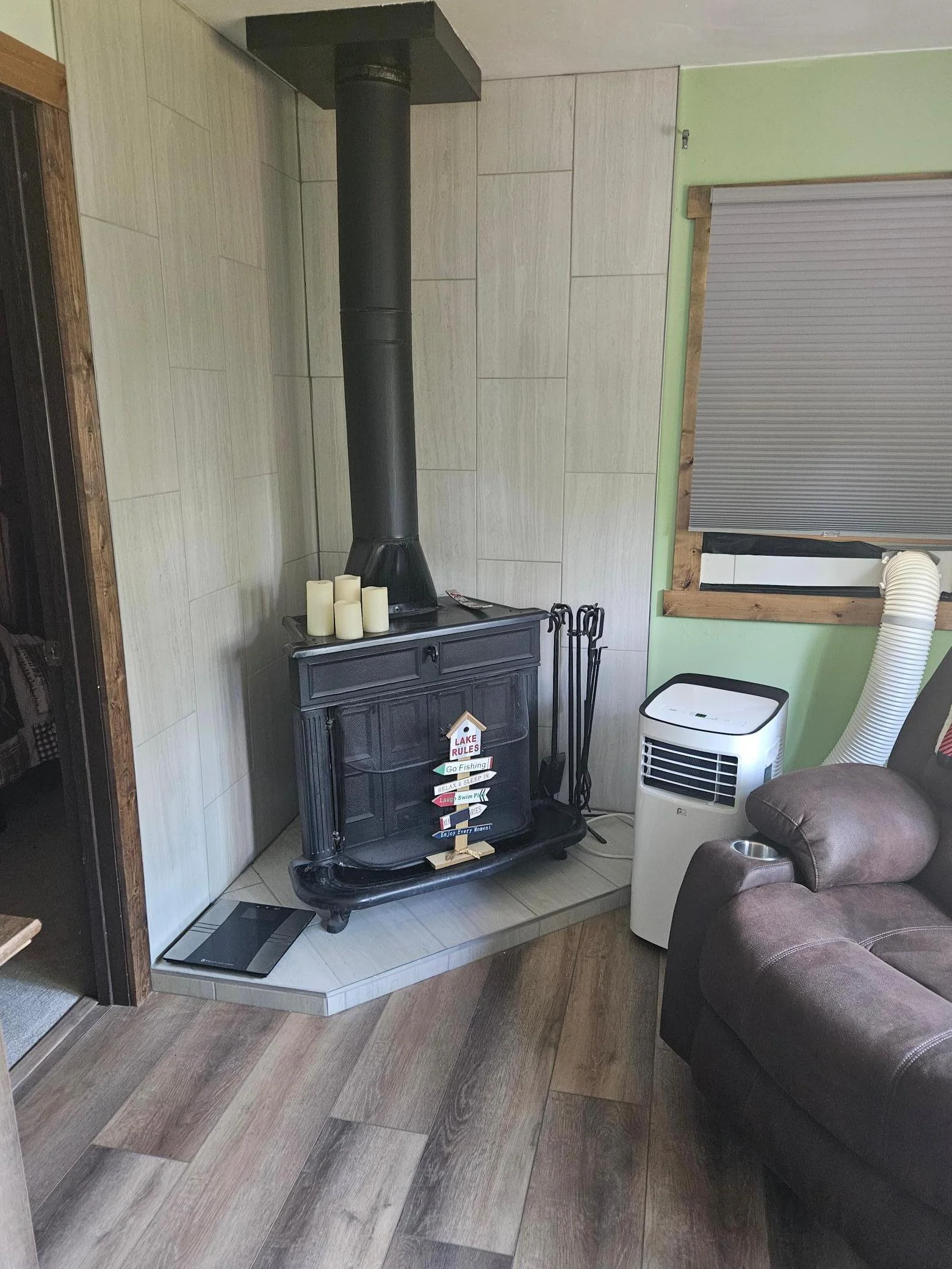 wood burning stove