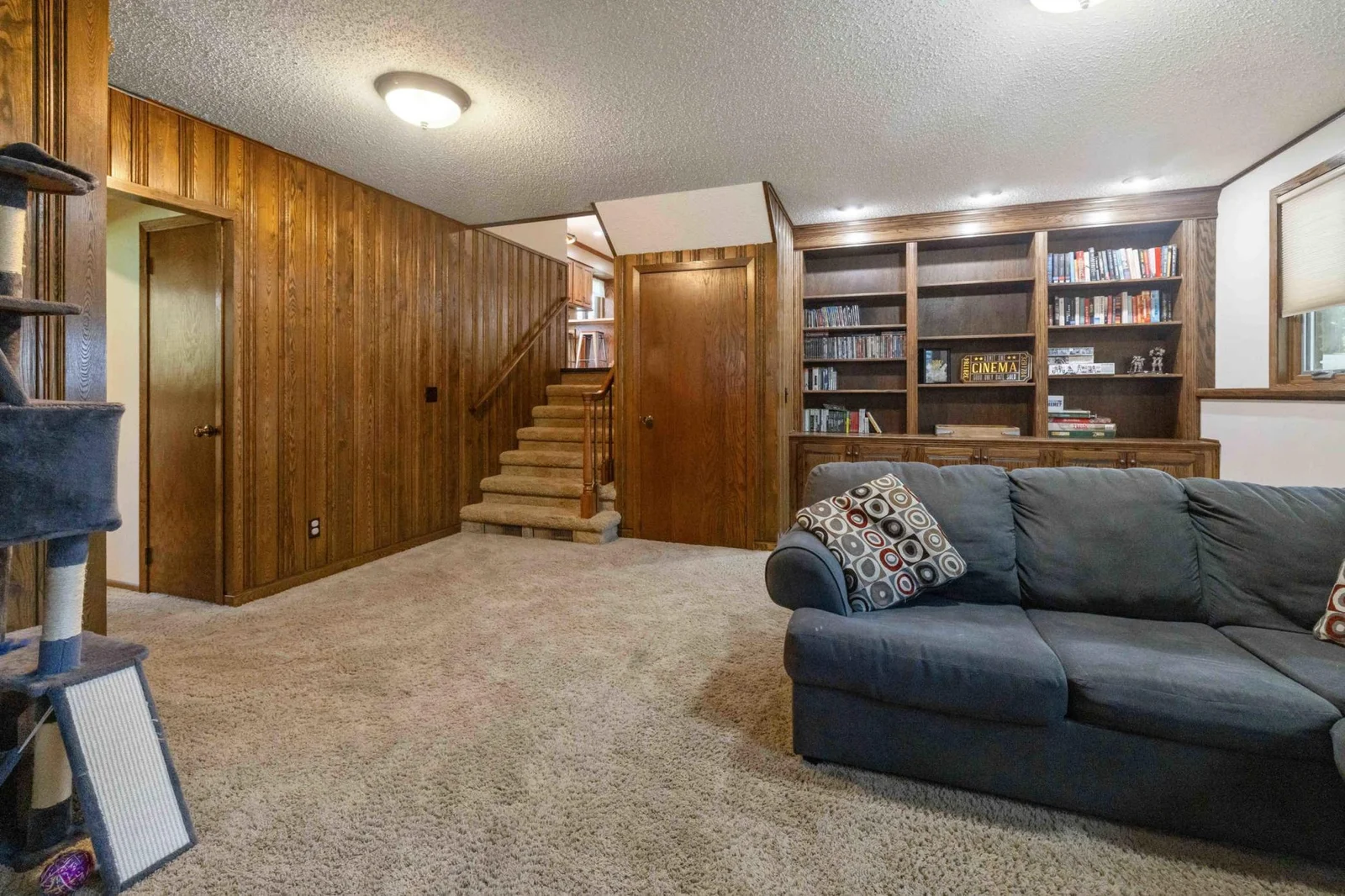 Family room towards stairs