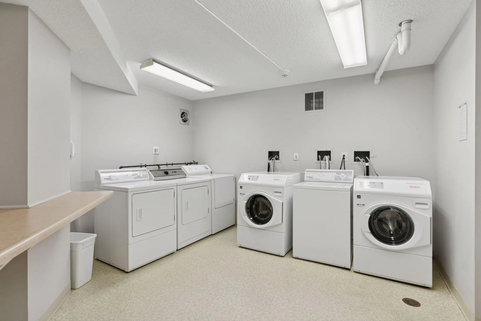 FREE laundry on every floor