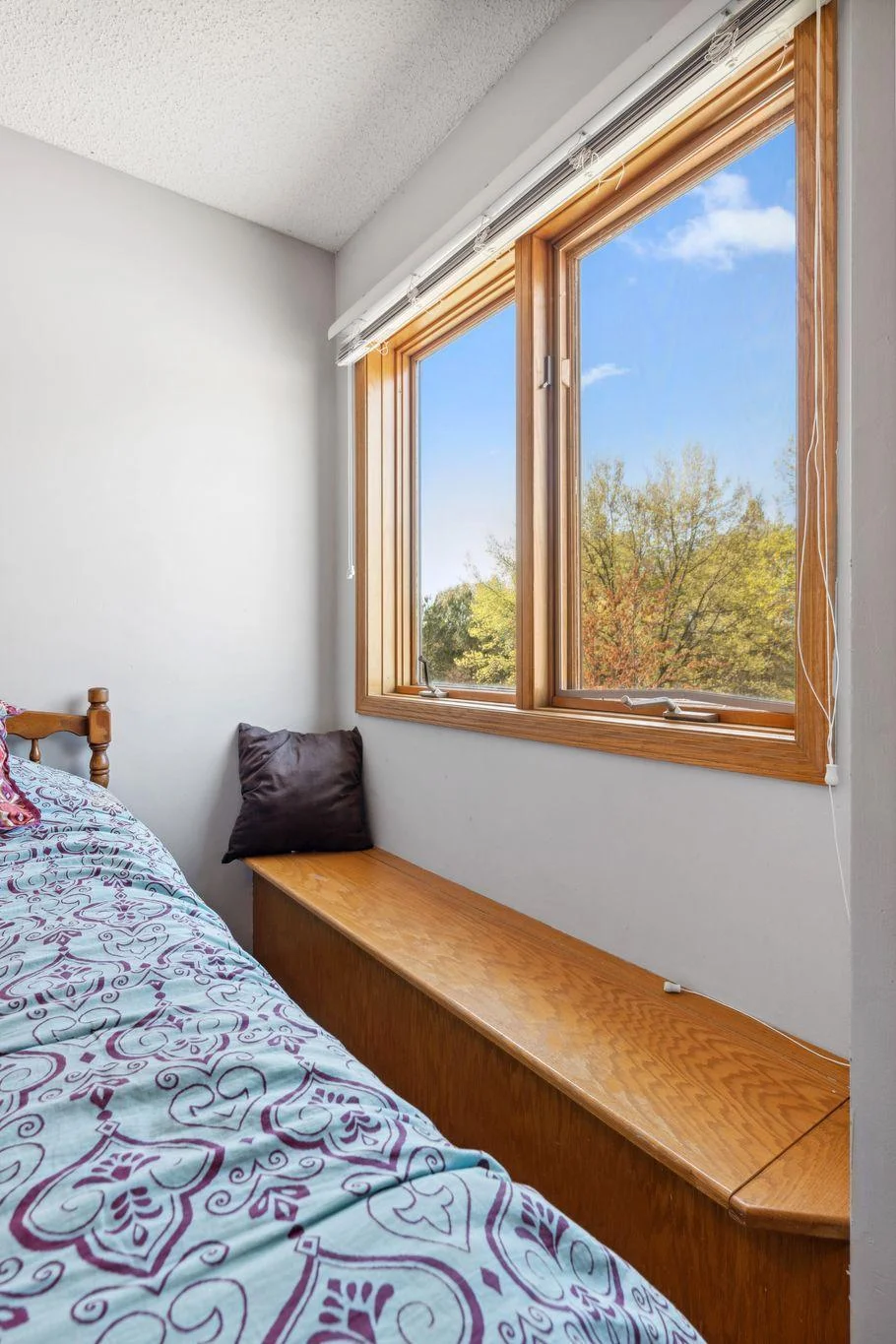 Built-in window seat in upper level bedroom #4