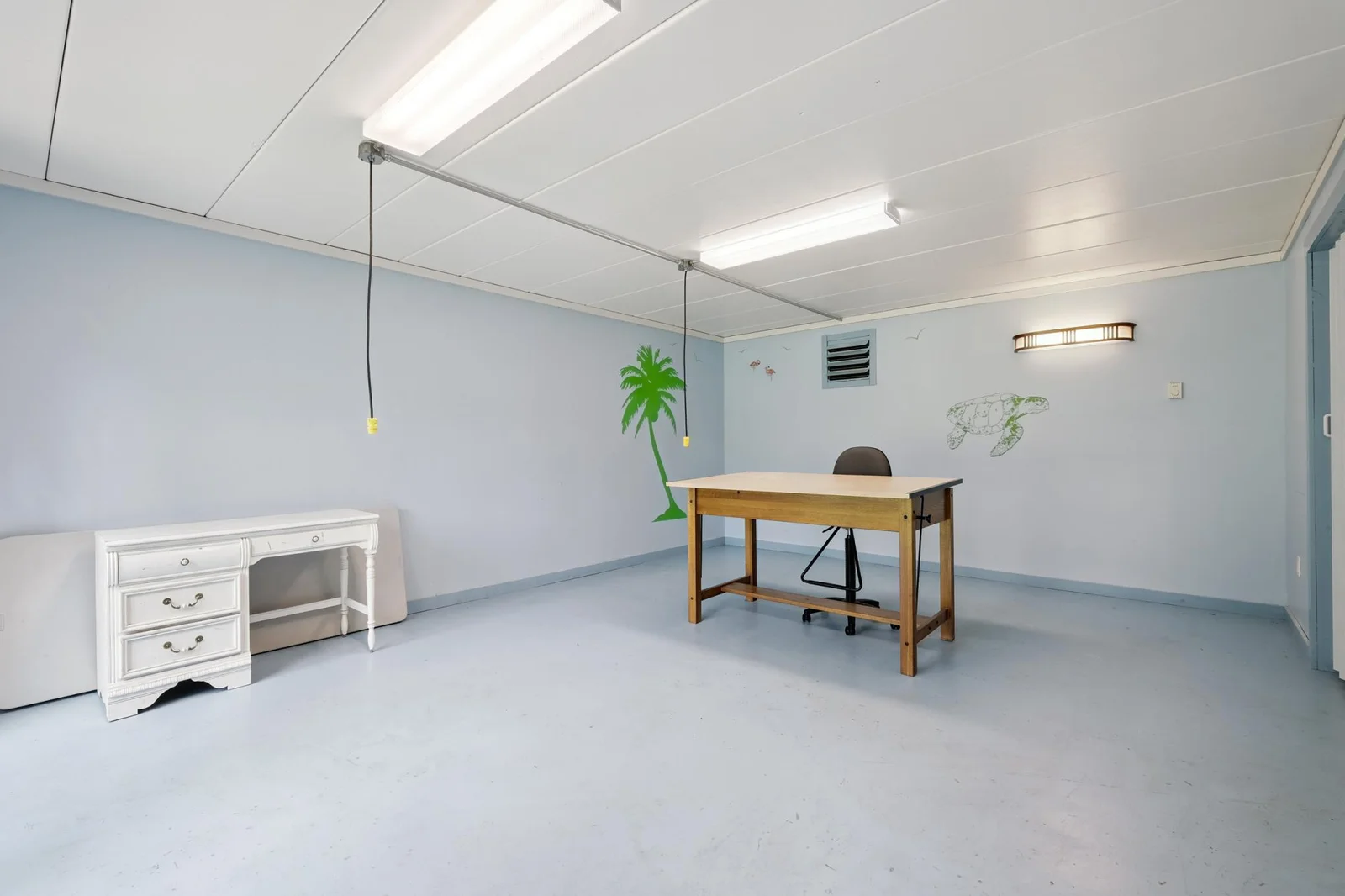 Large and open flex room