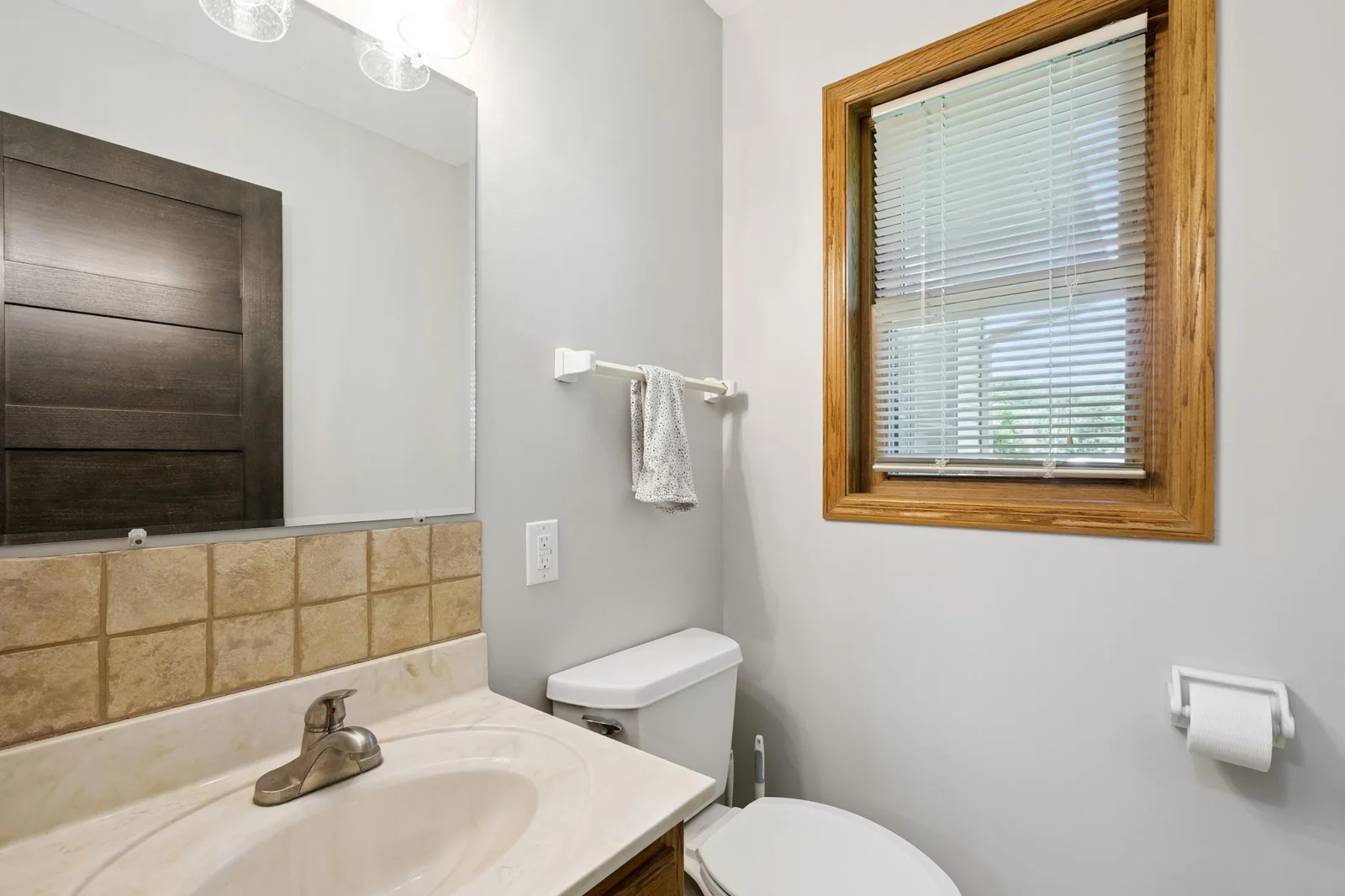 Main level half bath