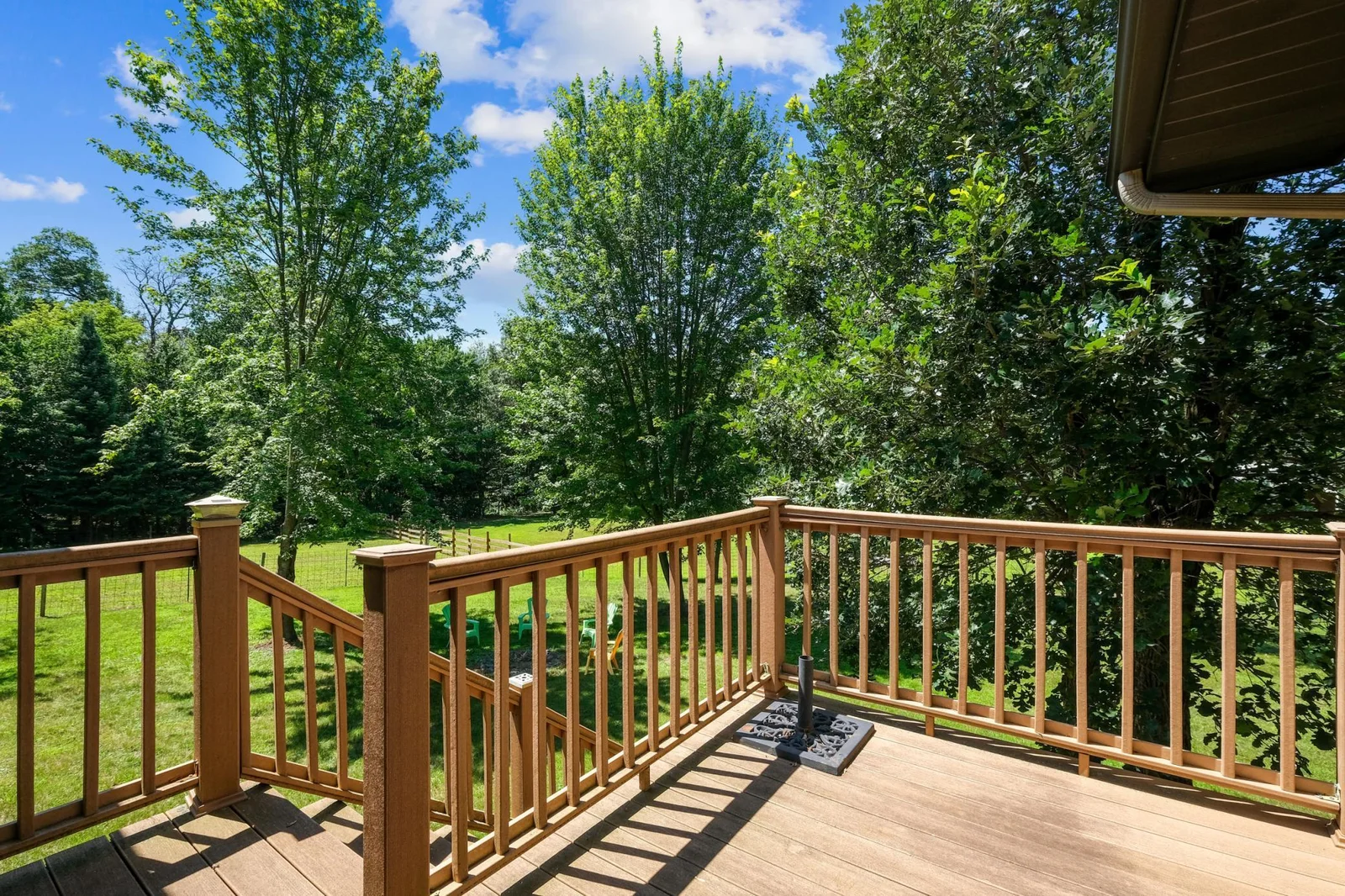 Deck off of sunroom