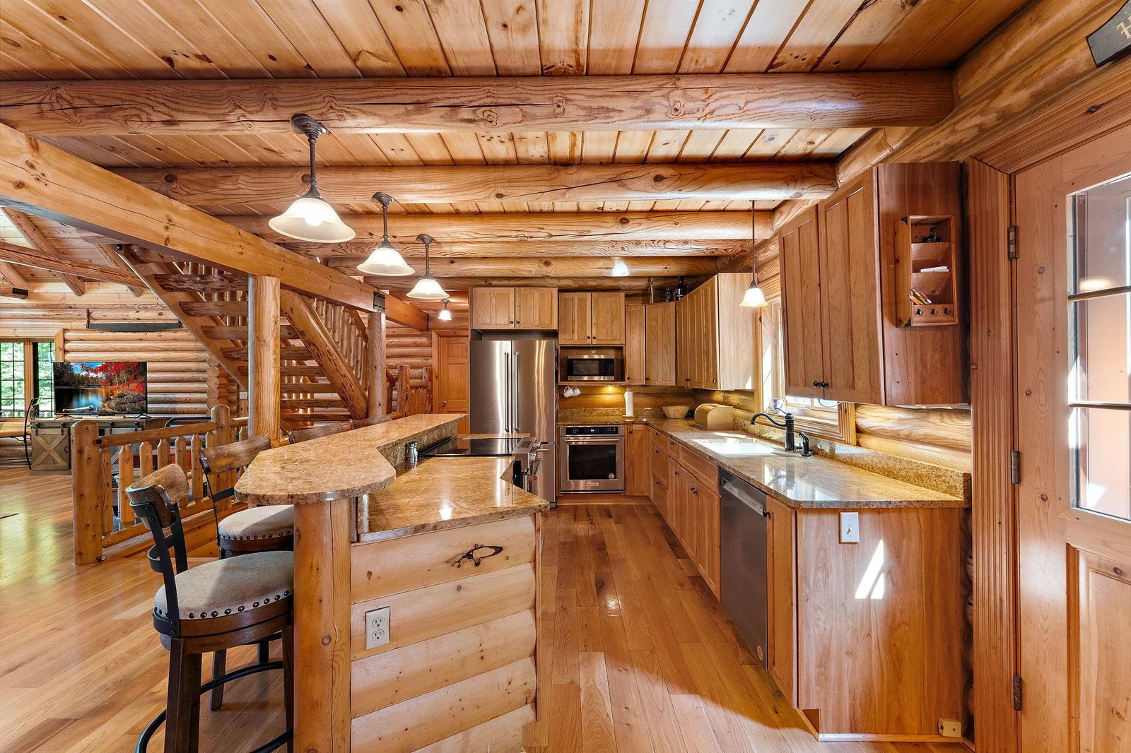 The kitchen opens to the Great room!  Fantastic open floor concept.