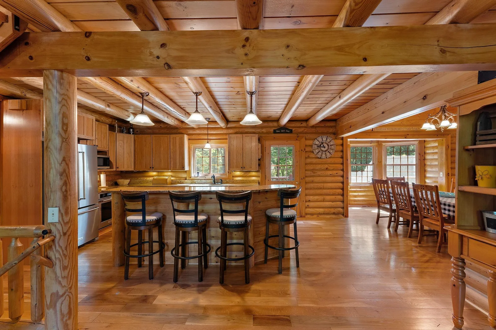 Windows throughout the home bring in natural light!  New kitchen window and dining room windows.
