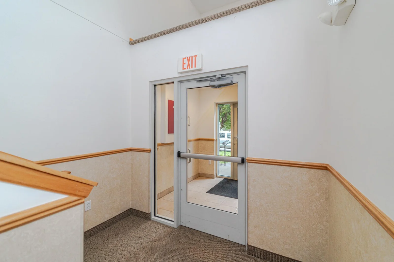 You can enter the home either directly from the street or from the common building entrance