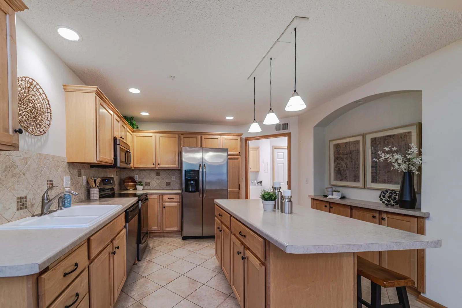 Another view of the kitchen