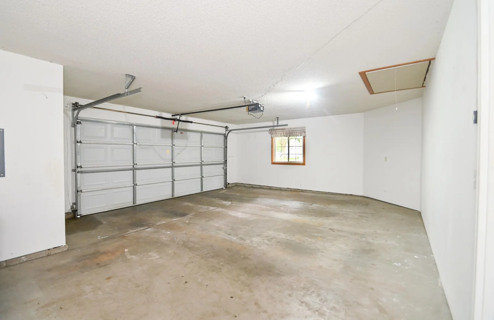 Large Garage with Attic Storage