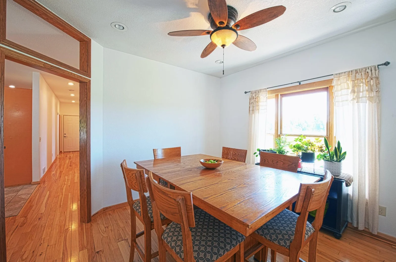 Formal dining room- separate but connected.