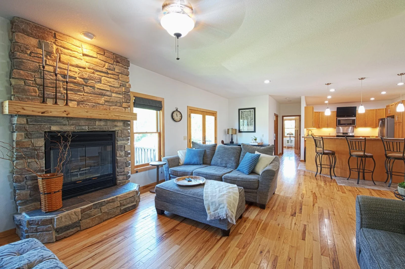 Beautiful hardwood floors throughout the main level.