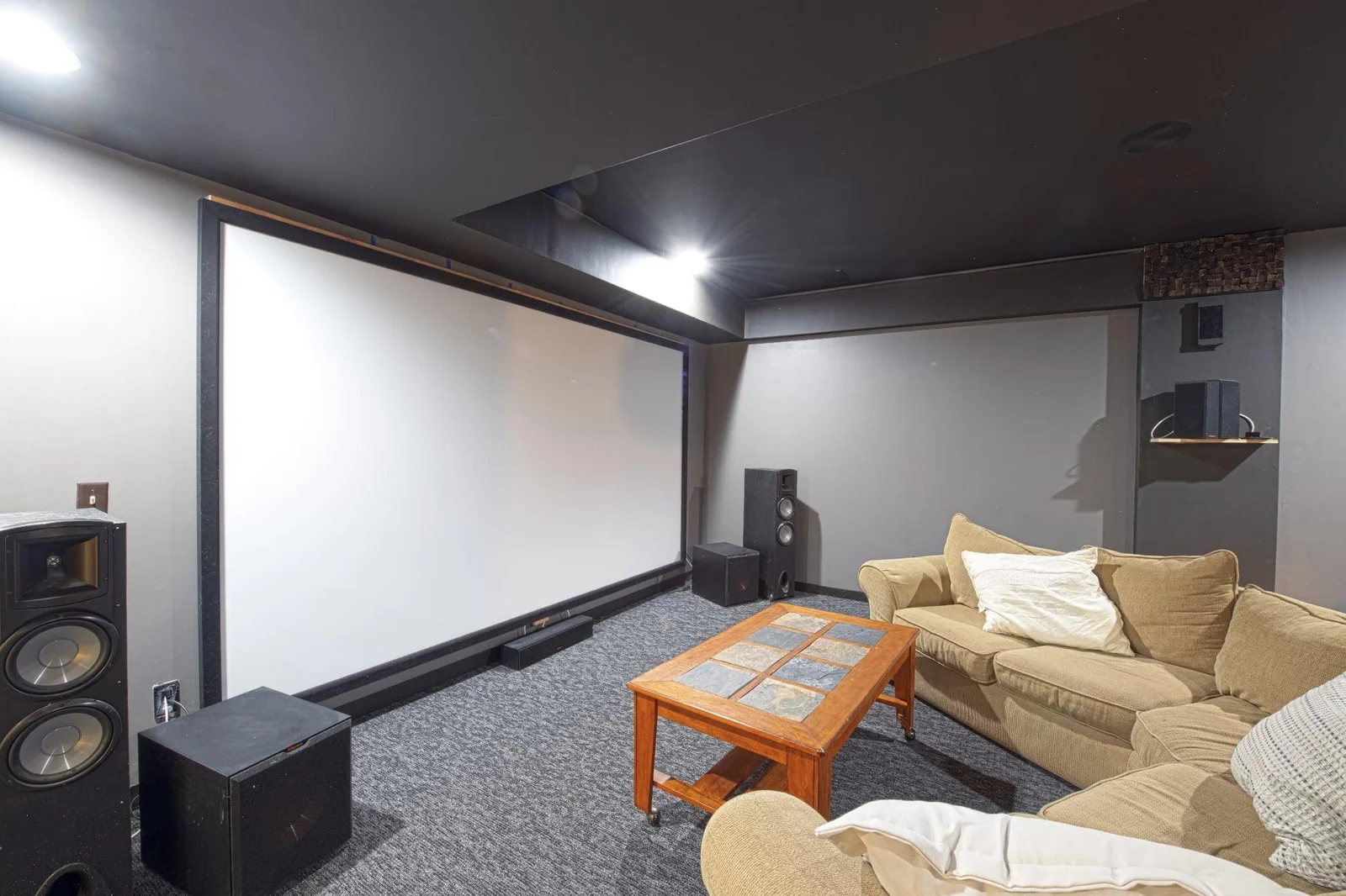 150 inch screen.  Why go out when you've got this at home?