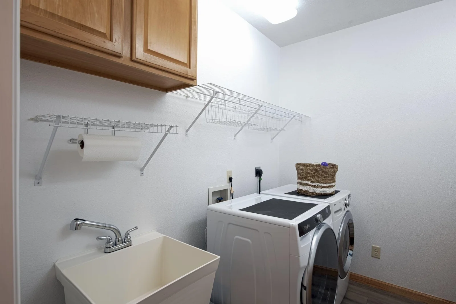 Main floor laundry.