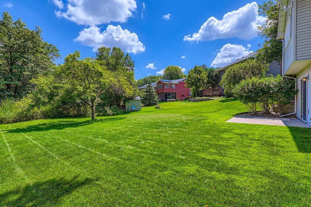 Large Private backyard.