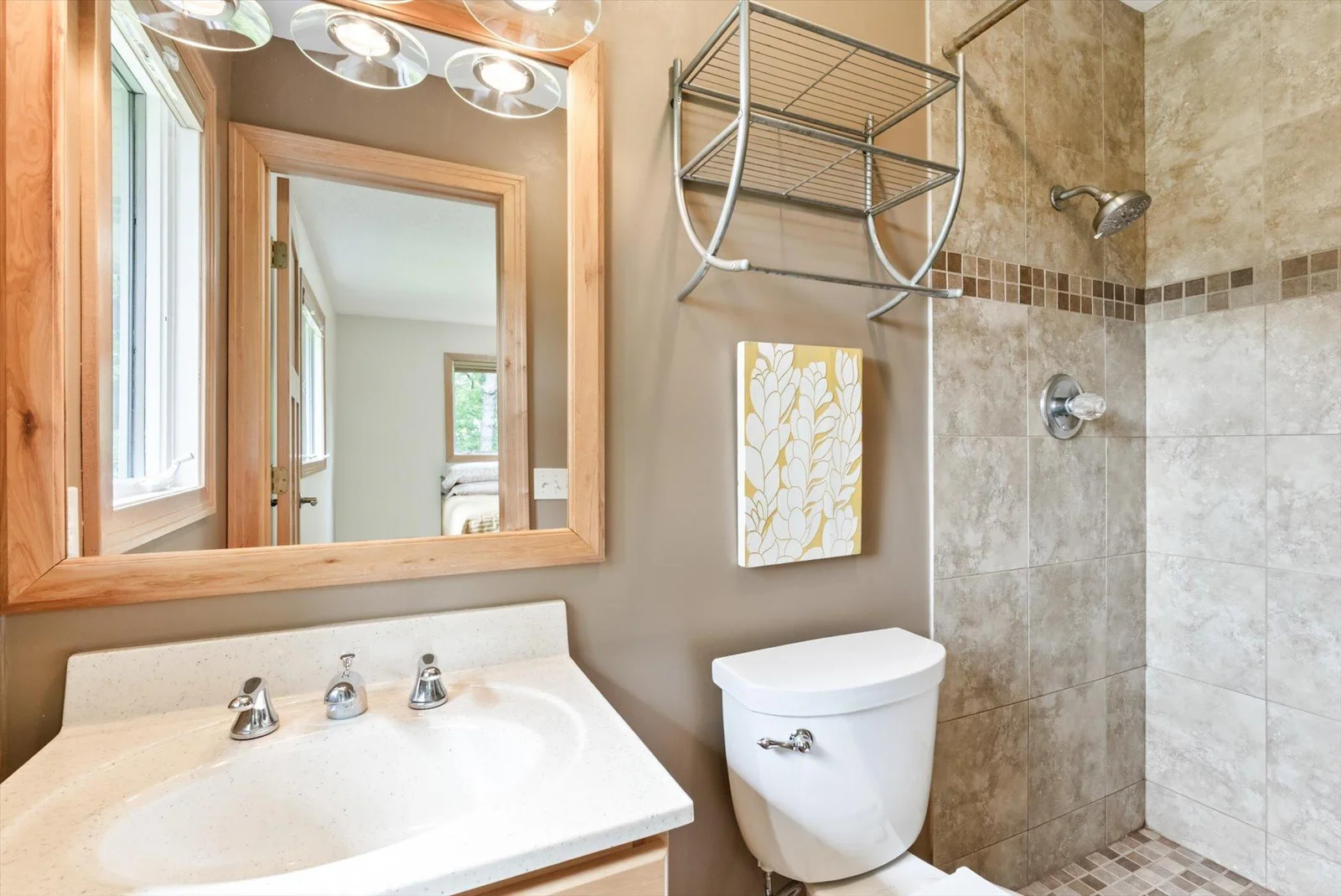 Private 3/4 bathroom