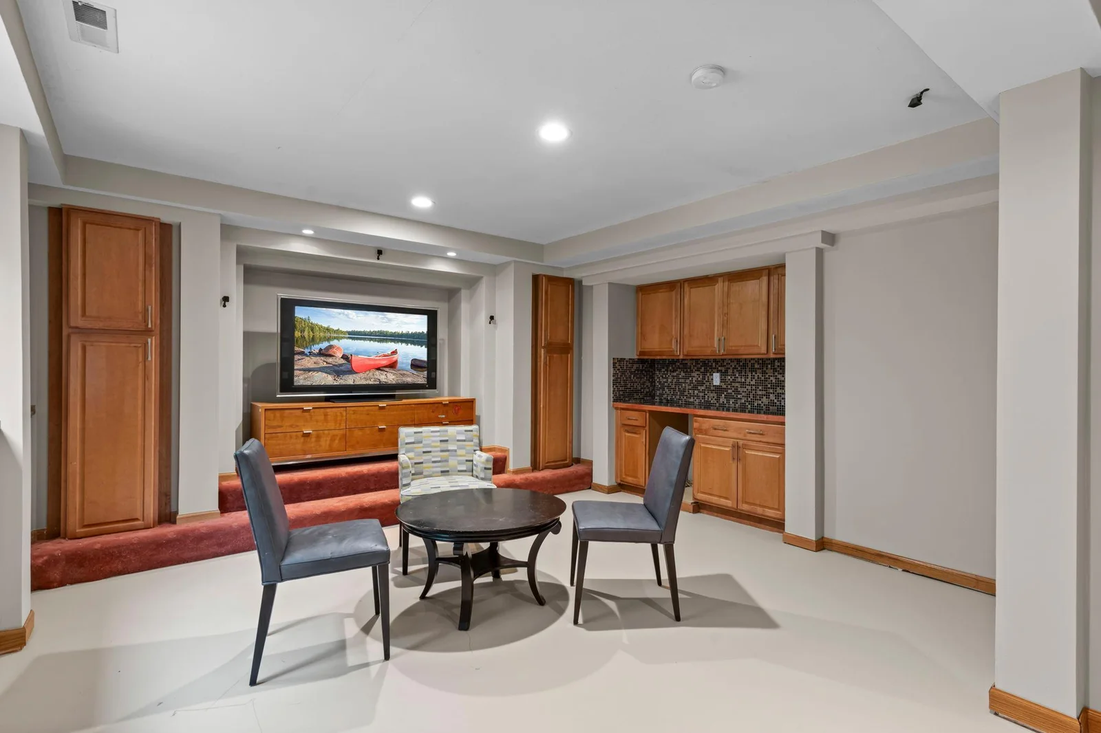 Lower level family room